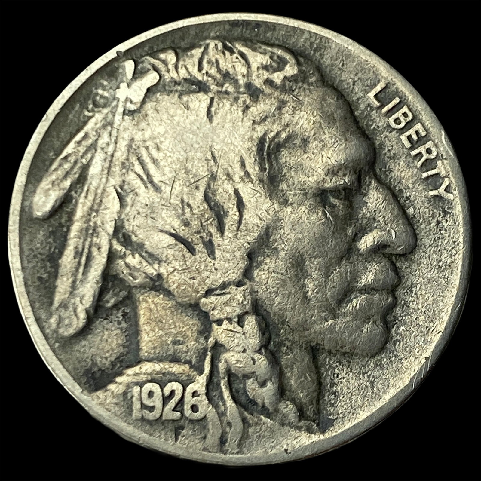 1926-S Buffalo Nickel NEARLY UNCIRCULATED (1 of 2)