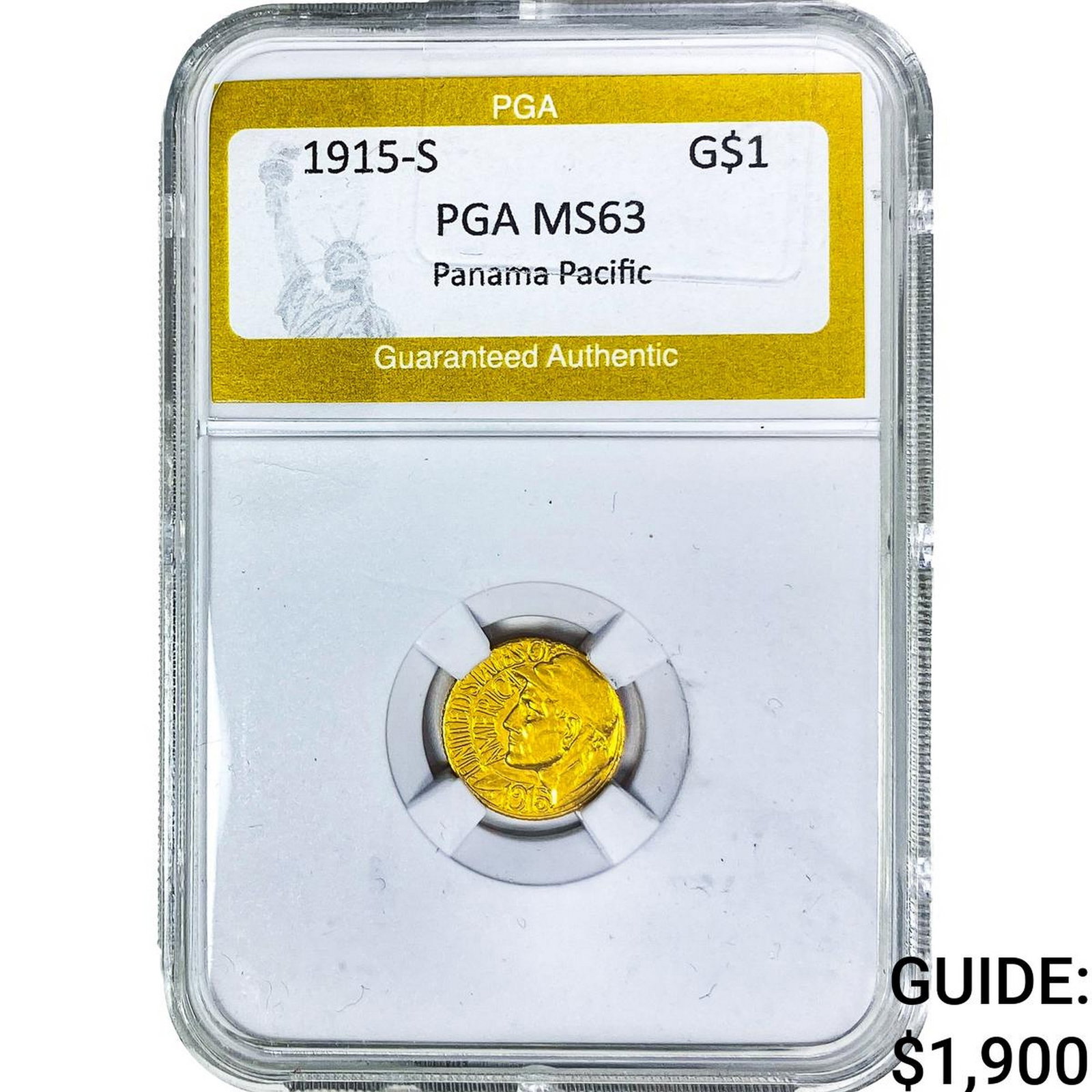 1915-S $1Gold Panama Pacific PGA MS63 (1 of 2)