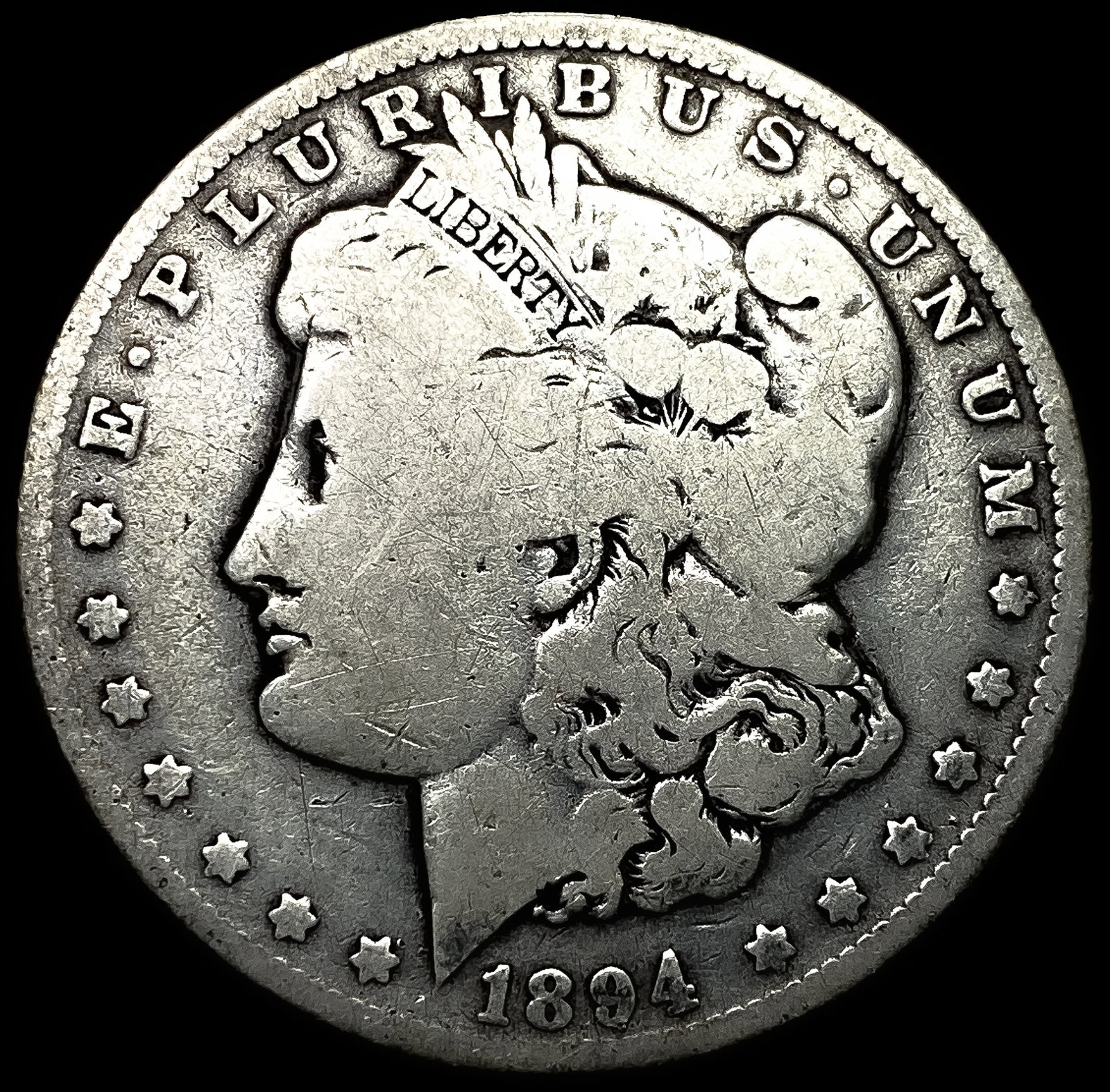 1894-O Silver Morgan Dollar NICELY CIRCULATED: 1894-O Silver Morgan Dollar NICELY CIRCULATED