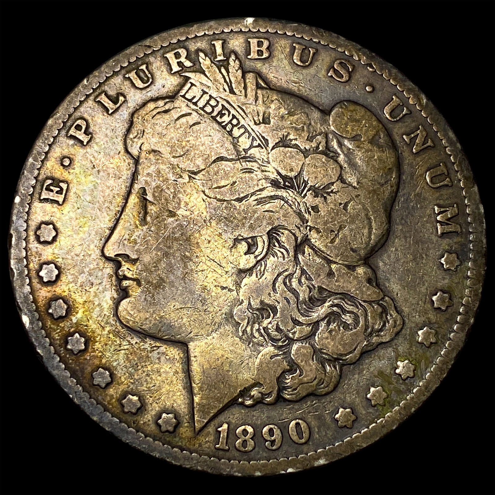 1890-CC Silver Morgan Dollar NEARLY UNCIRCULATED (1 of 2)