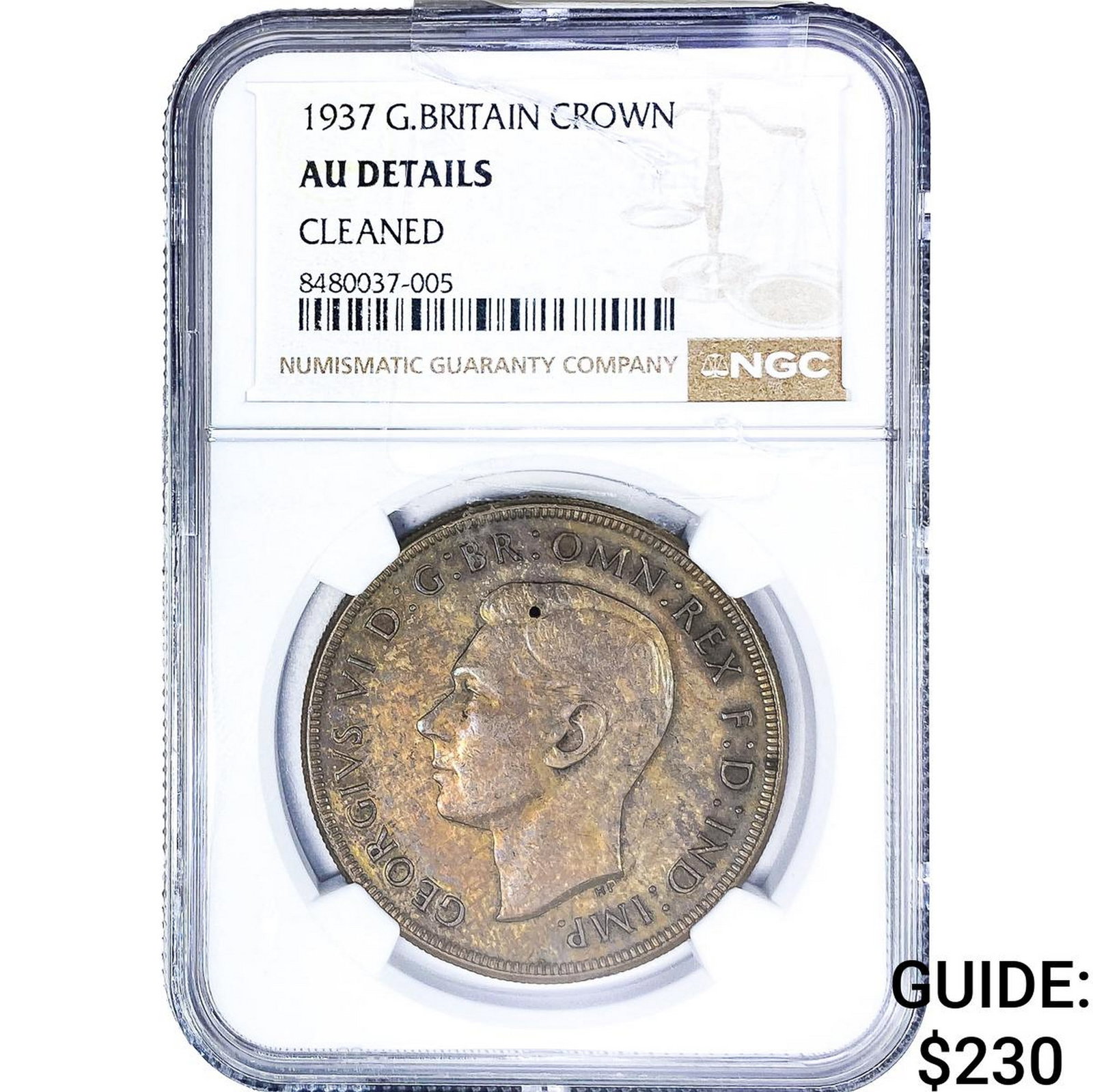 1937 Australia Silver Crown NGC AU Details (1 of 2)