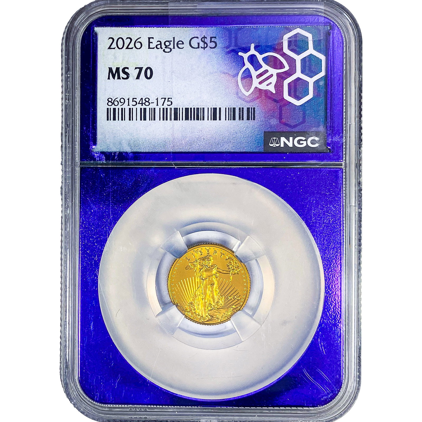 2026 Gold $5 American Eagle 1/10oz NGC MS70 (1 of 2)