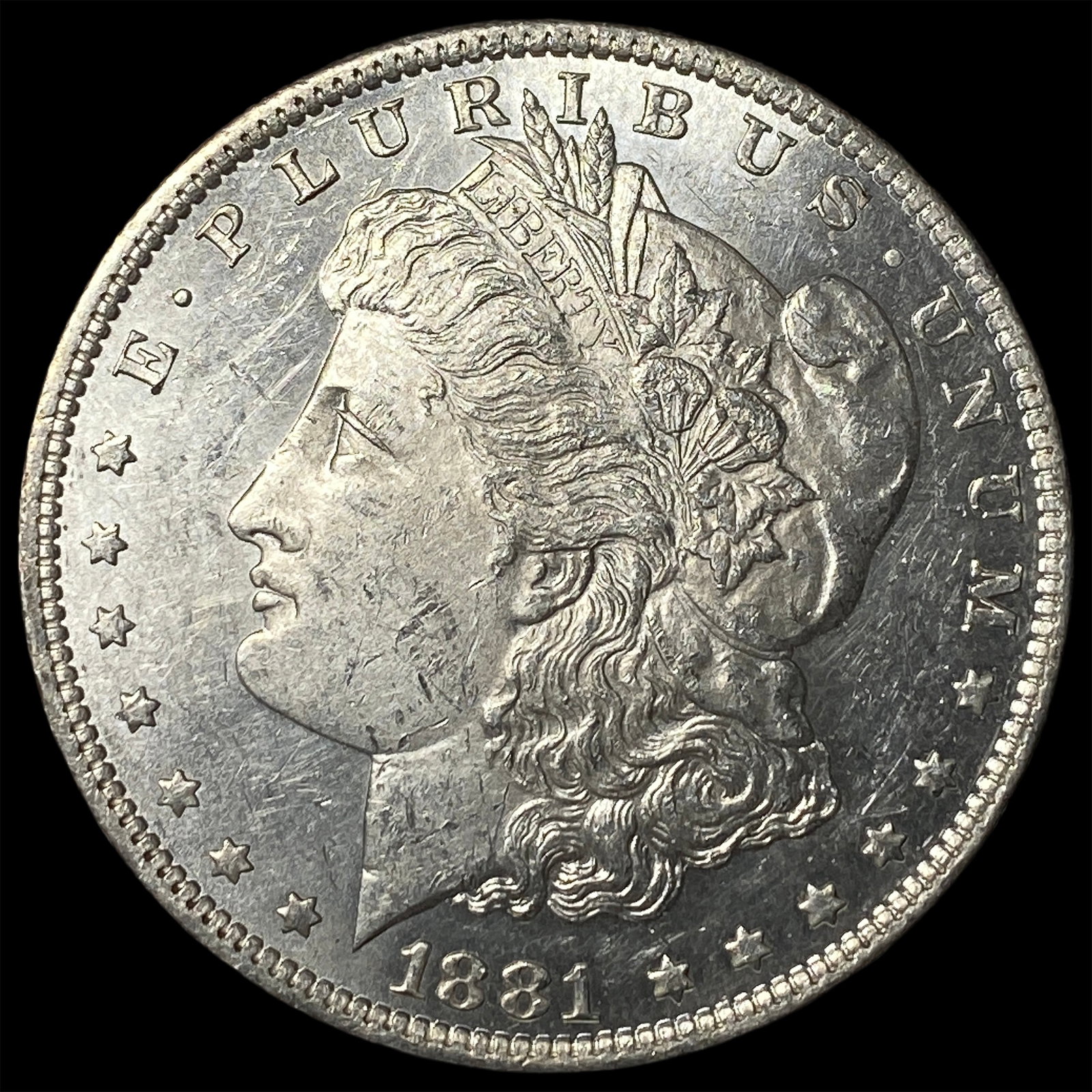 1881-O Silver Morgan Dollar SUPERB GEM BU: 1881-O Silver Morgan Dollar SUPERB GEM BU