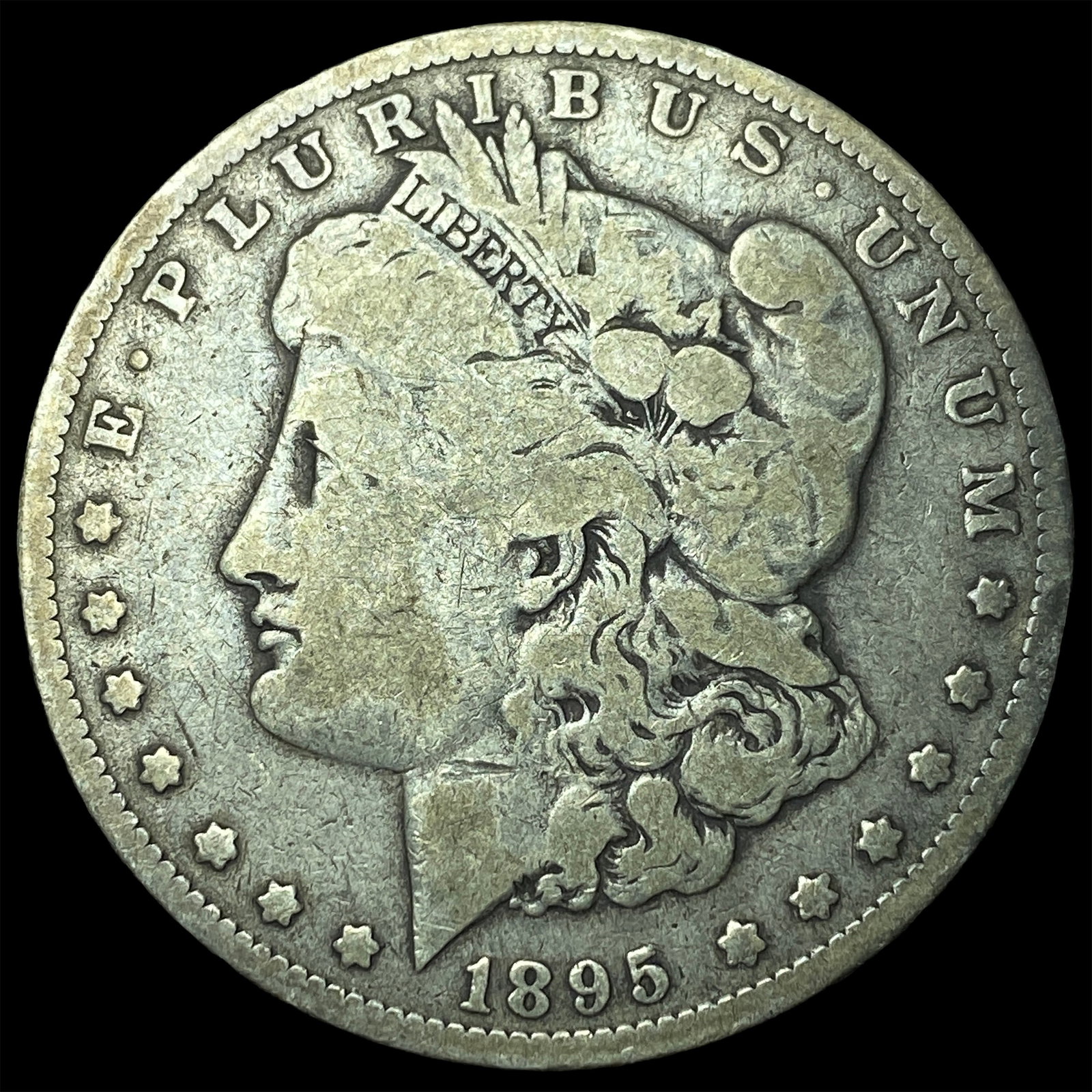1895-O Silver Morgan Dollar ABOUT UNCIRCULATED: 1895-O Silver Morgan Dollar ABOUT UNCIRCULATED