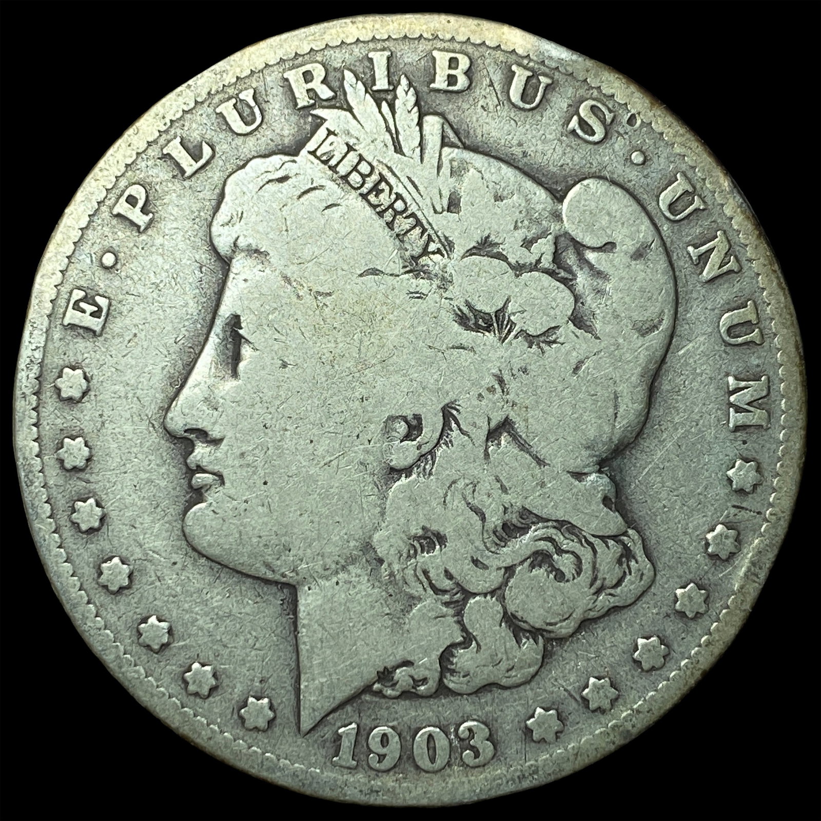 1903-S Silver Morgan Dollar LIGHTLY CIRCULATED: 1903-S Silver Morgan Dollar LIGHTLY CIRCULATED