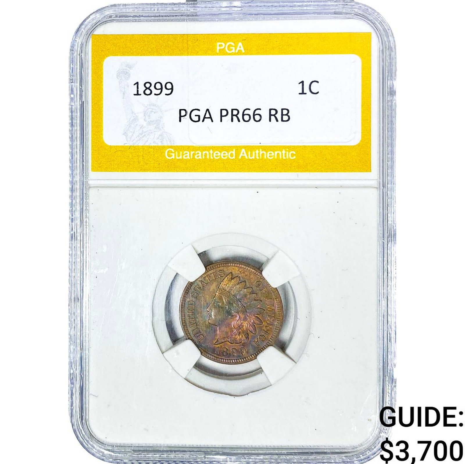 1899 Indian Head Cent PGA PR66RB: 1899 Indian Head Cent PGA PR66RB