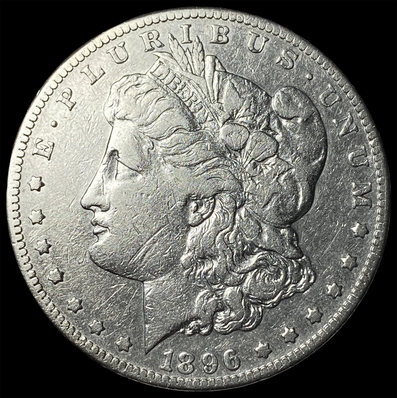 1896-S Silver Morgan Dollar CLOSELY UNCIRCULATED: 1896-S Silver Morgan Dollar CLOSELY UNCIRCULATED