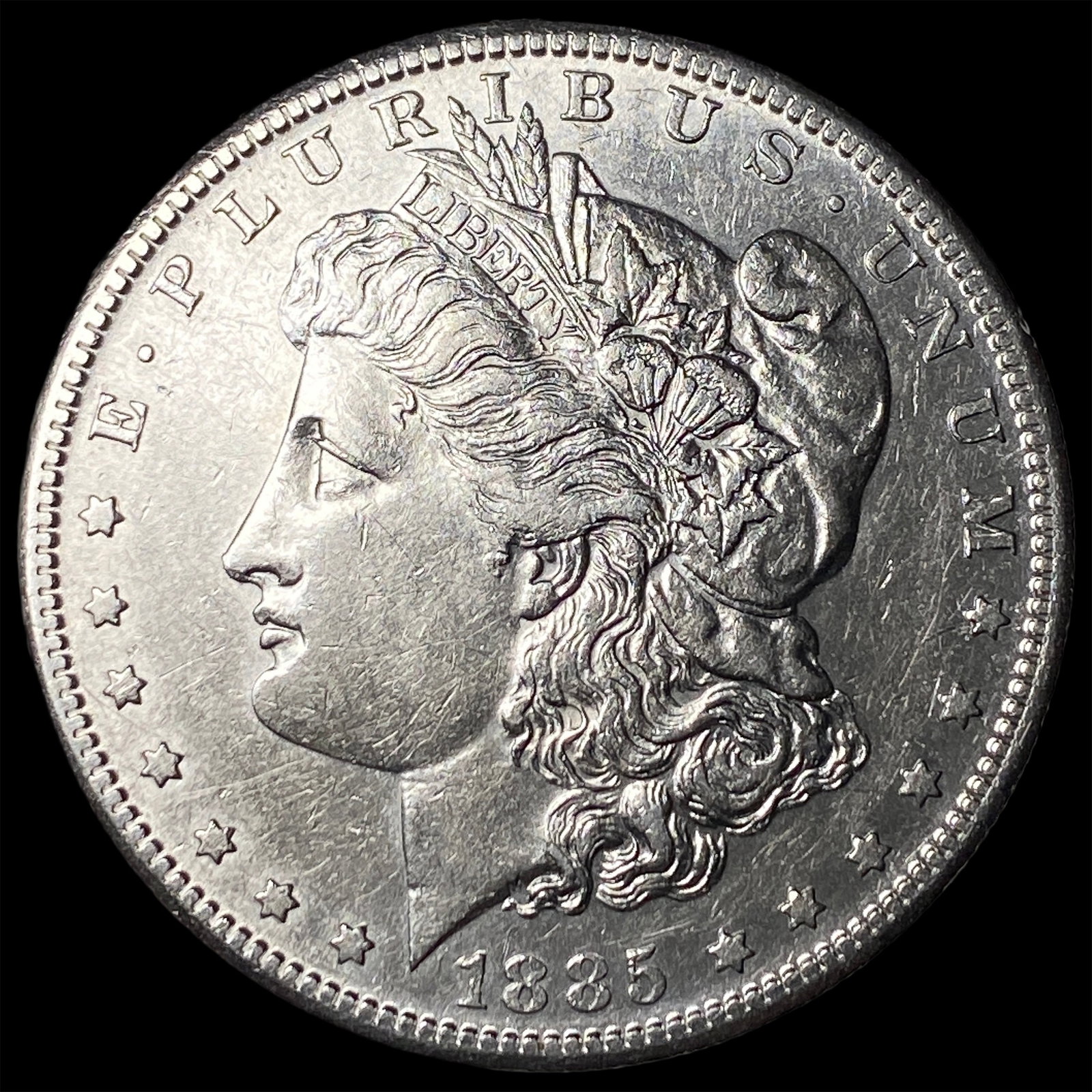 1885-S Silver Morgan Dollar UNCIRCULATED: 1885-S Silver Morgan Dollar UNCIRCULATED