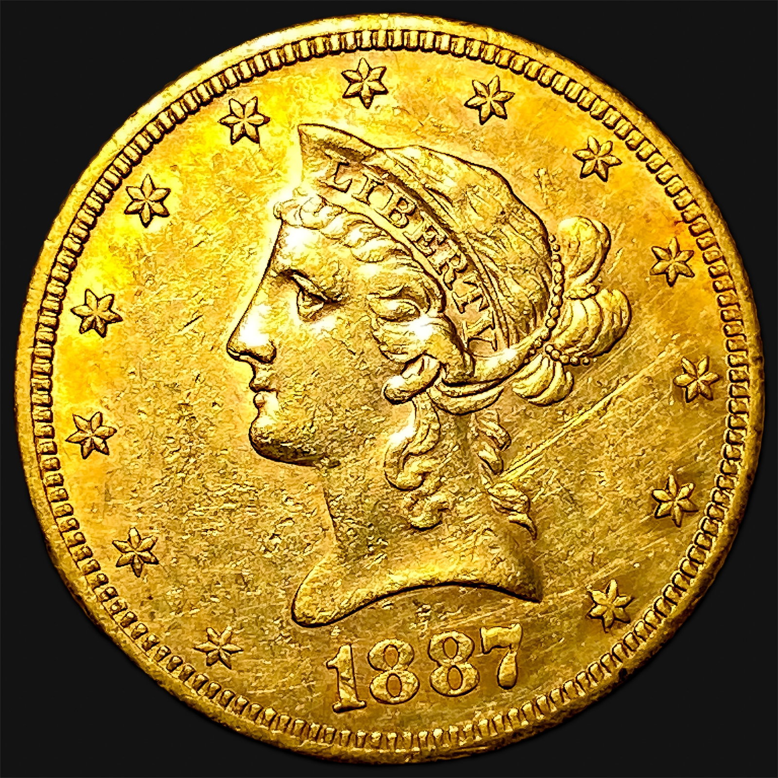 1887-S $10 Gold Eagle: 1887-S $10 Gold Eagle