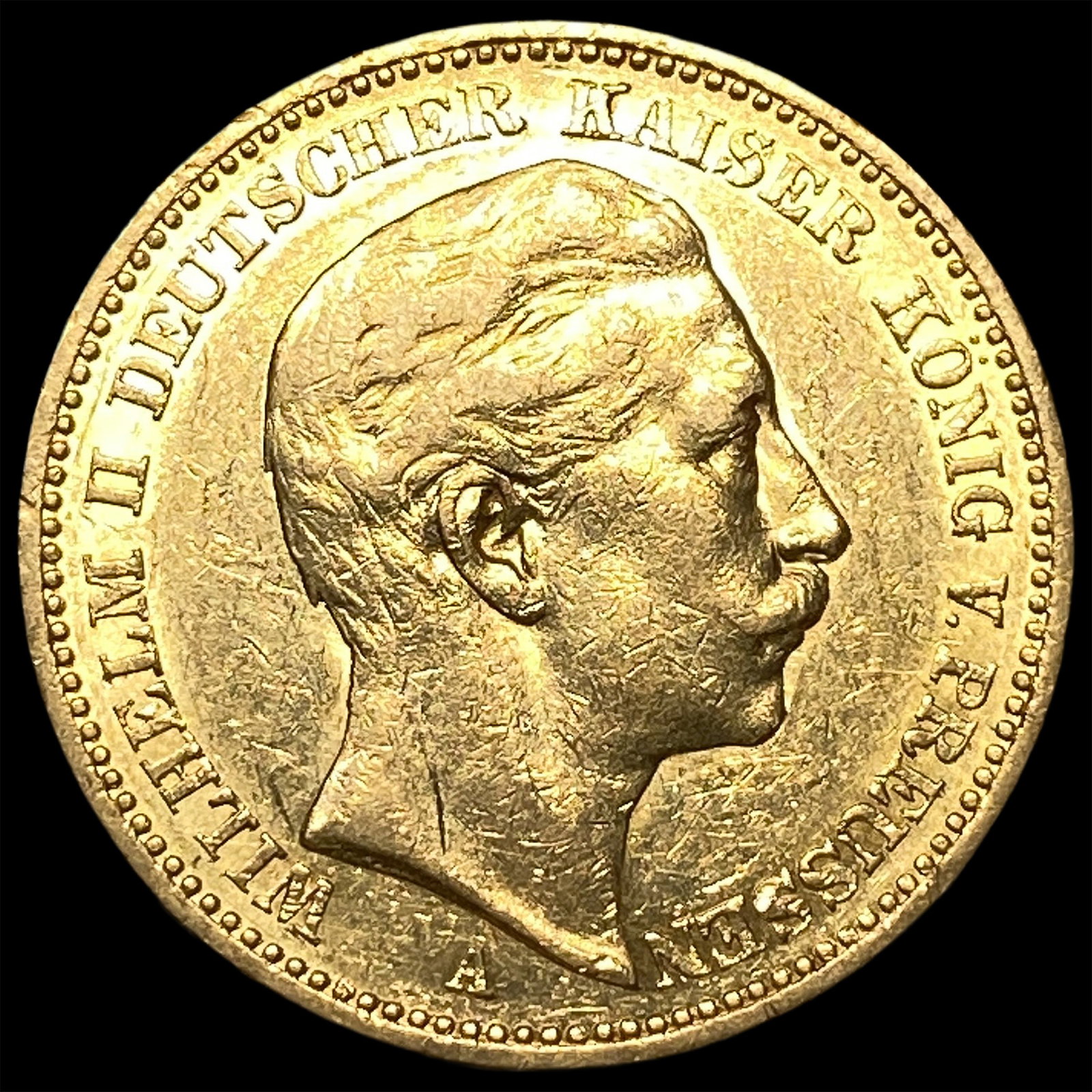 1890-A .2305oz Gold 20 Mark Germany GEM BU (1 of 2)