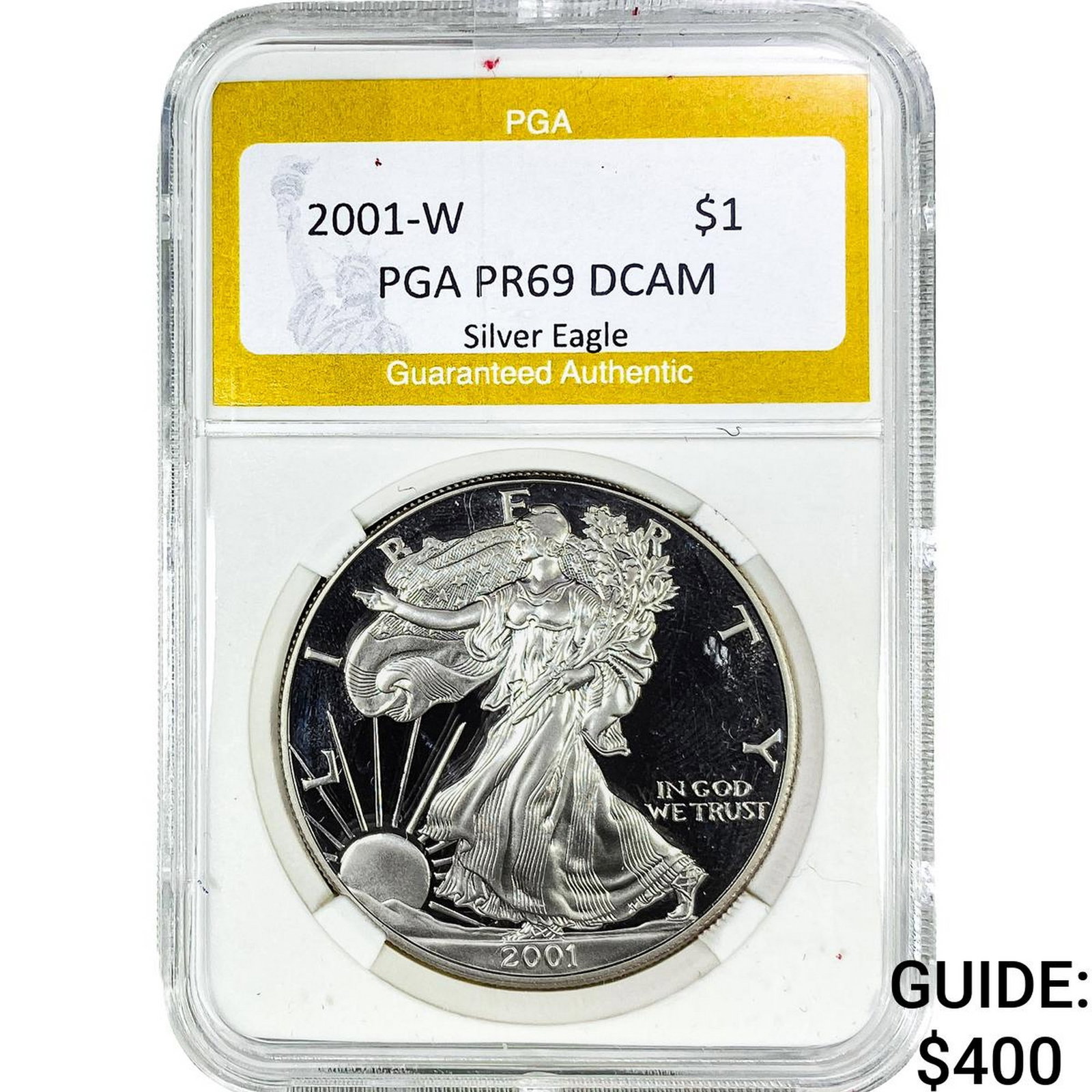 2001-W Silver Eagle PGA PR69DCAM (1 of 2)