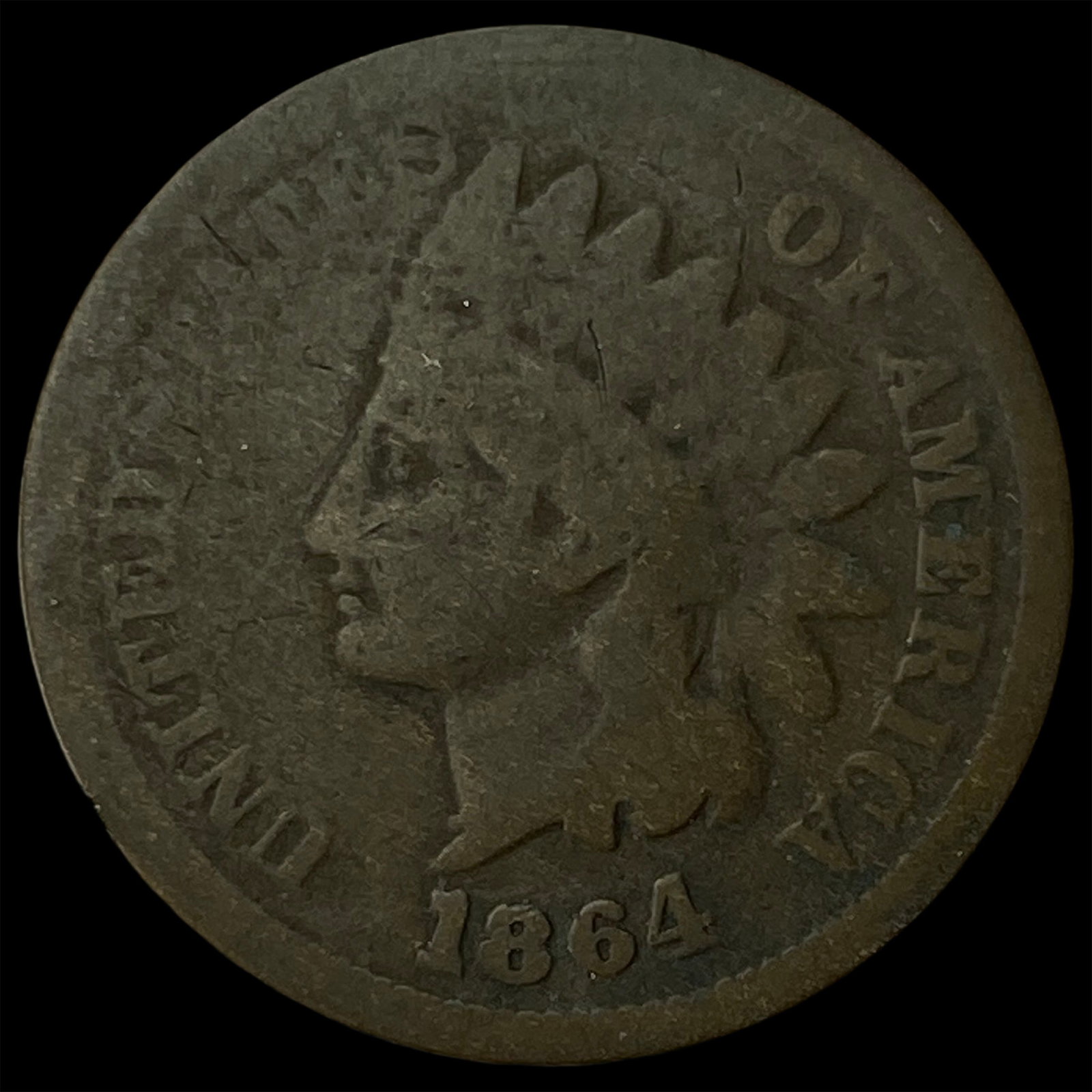 1864 Indian Head Cent NICELY CIRCULATED: 1864 Indian Head Cent NICELY CIRCULATED