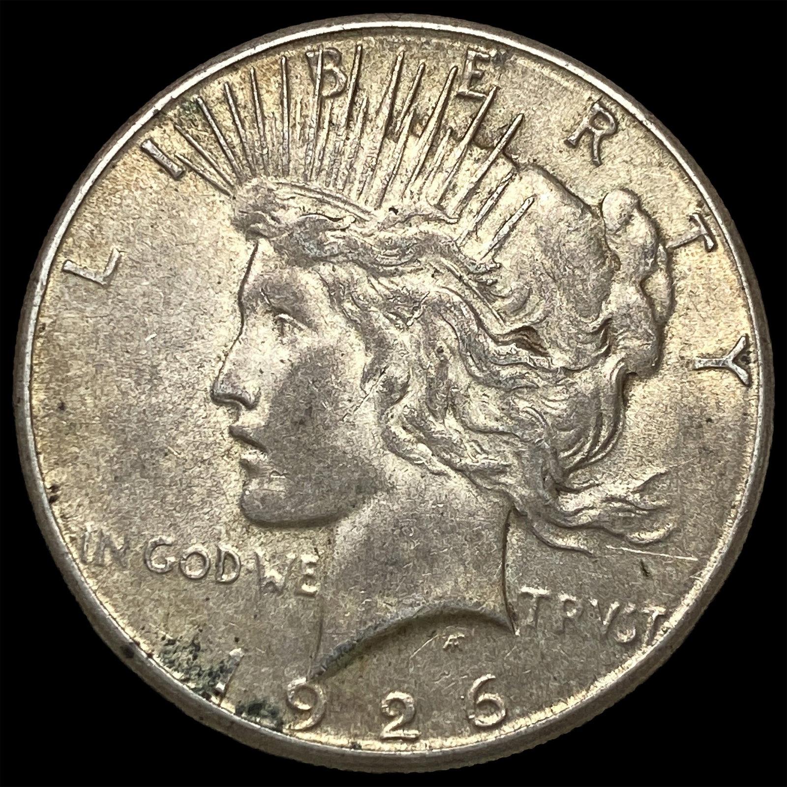1926-S Silver Peace Dollar CLOSELY UNCIRCULATED: 1926-S Silver Peace Dollar CLOSELY UNCIRCULATED