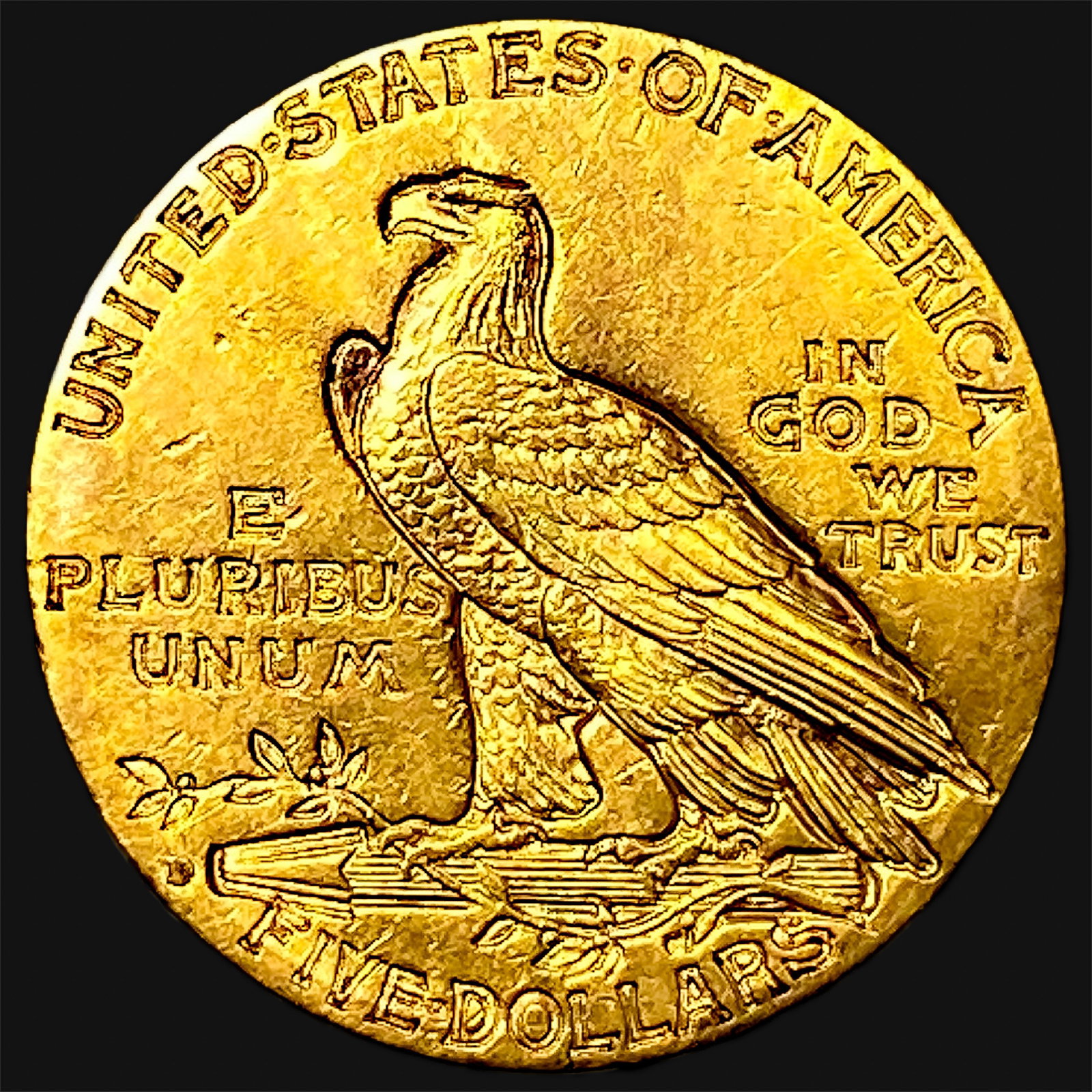 1909-D $5 Gold Half Eagle - 2