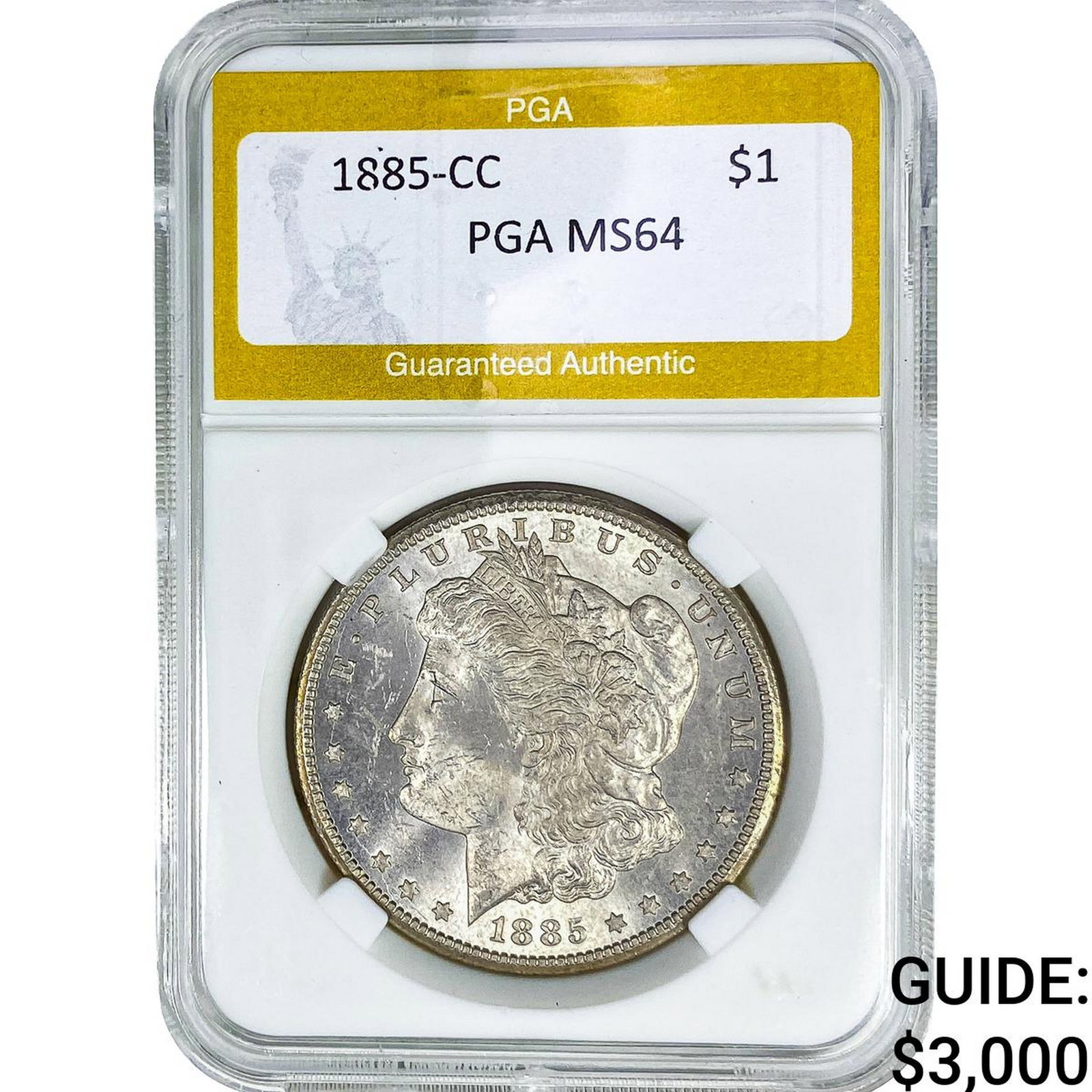 1885-CC Morgan Silver Dollar PGA MS64 (1 of 2)
