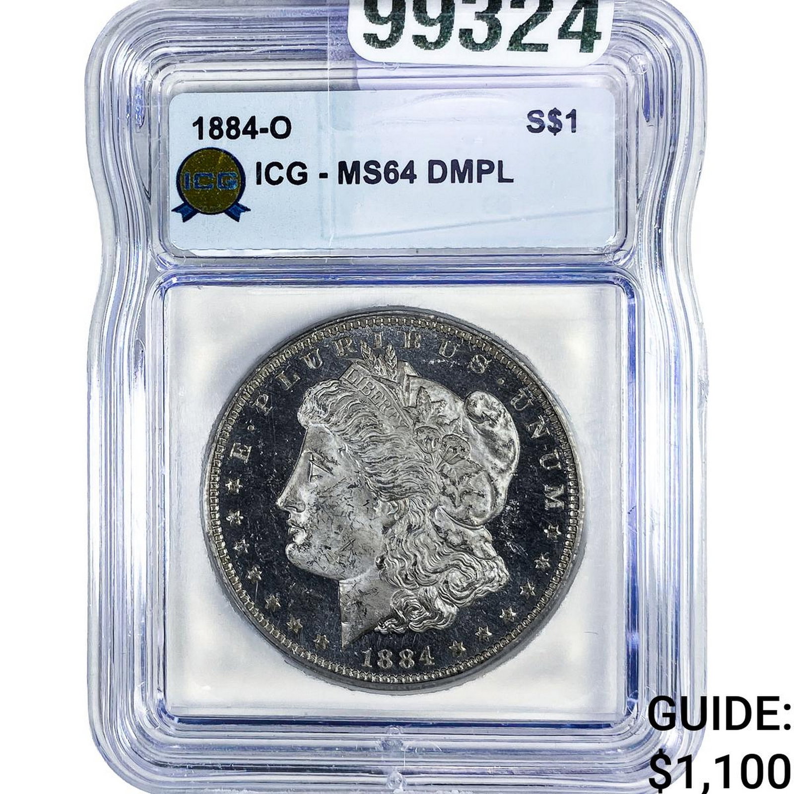 1884-O Morgan Silver Dollar ICG MS64 DMPL (1 of 2)