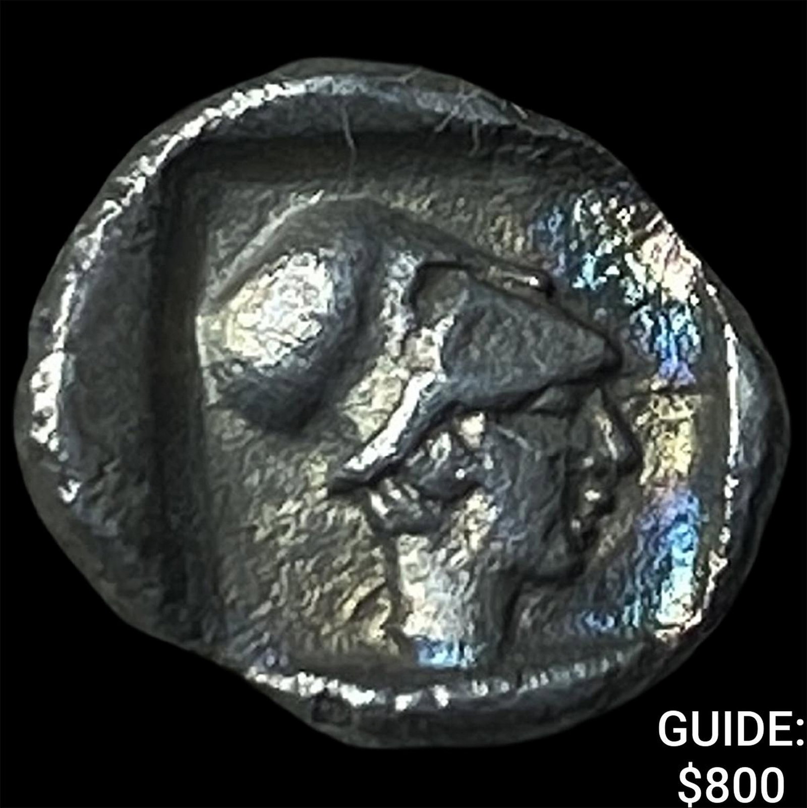 Greek Rhodes 480-408 BC Silver Obol (1 of 2)
