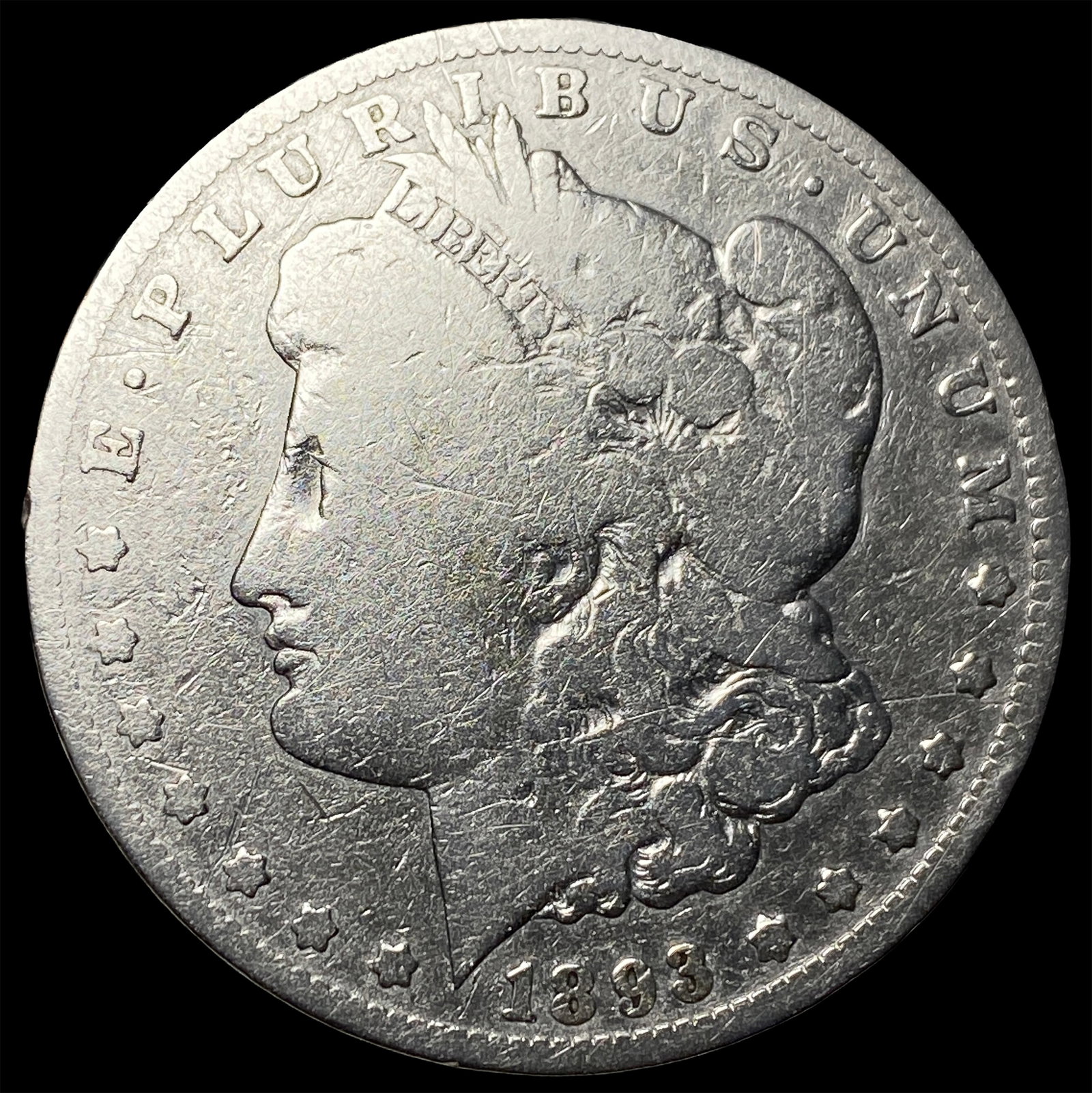 1893-O Silver Morgan Dollar LIGHTLY CIRCULATED: 1893-O Silver Morgan Dollar LIGHTLY CIRCULATED