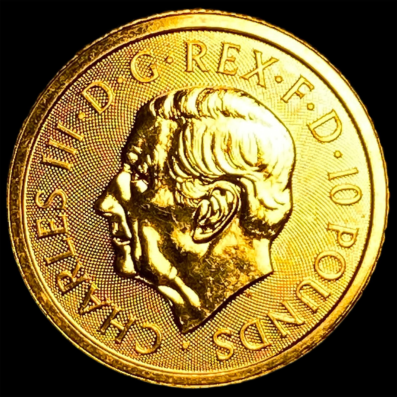 2024 Gold 10 Pounds UK 1 oz Coin GEM BU (1 of 2)