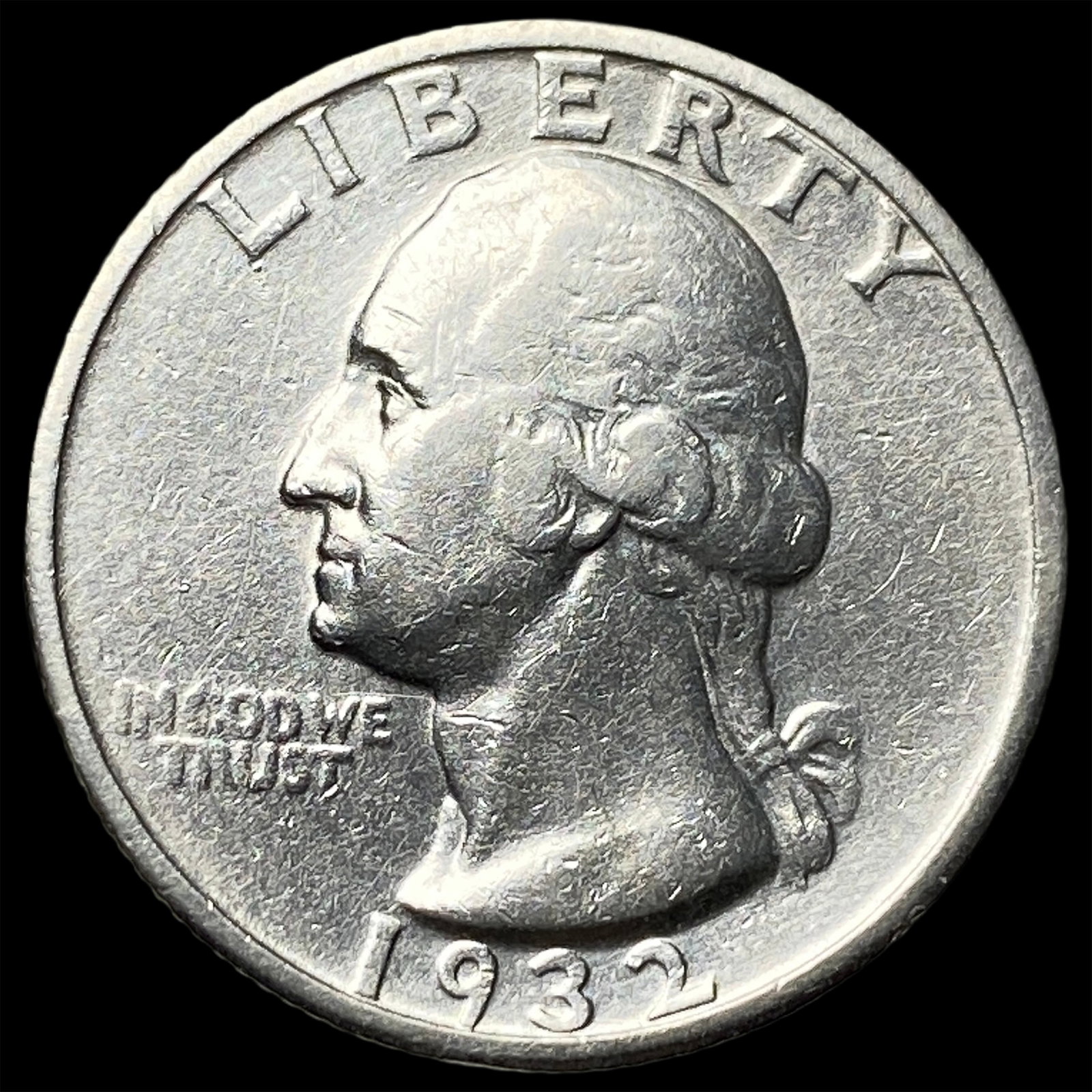1932-S Silver Washington Quarter CHOICE AU: 1932-S Silver Washington Quarter CHOICE AU