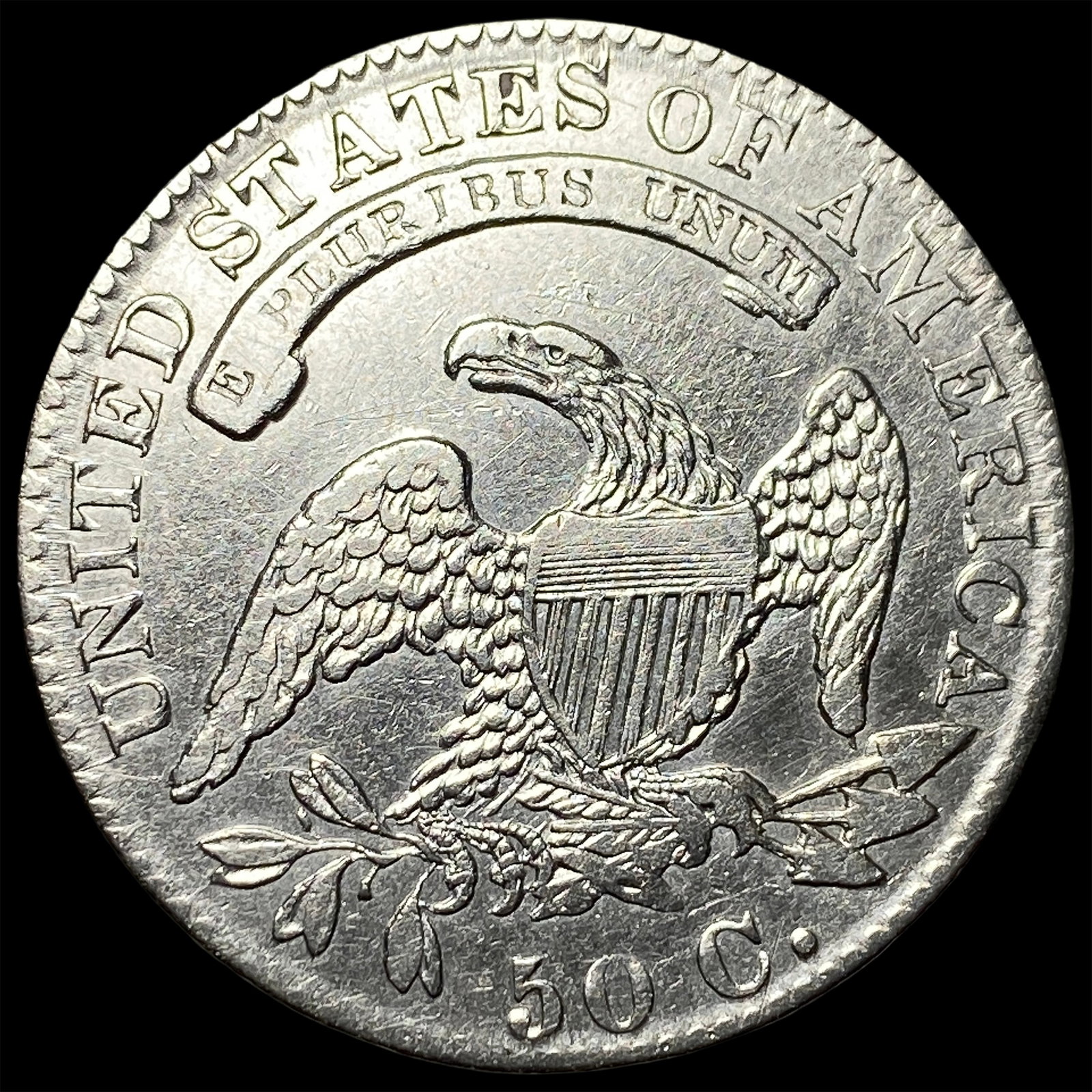 1832 Capped Bust Half Dollar CLOSELY UNCIRCULATED - 2