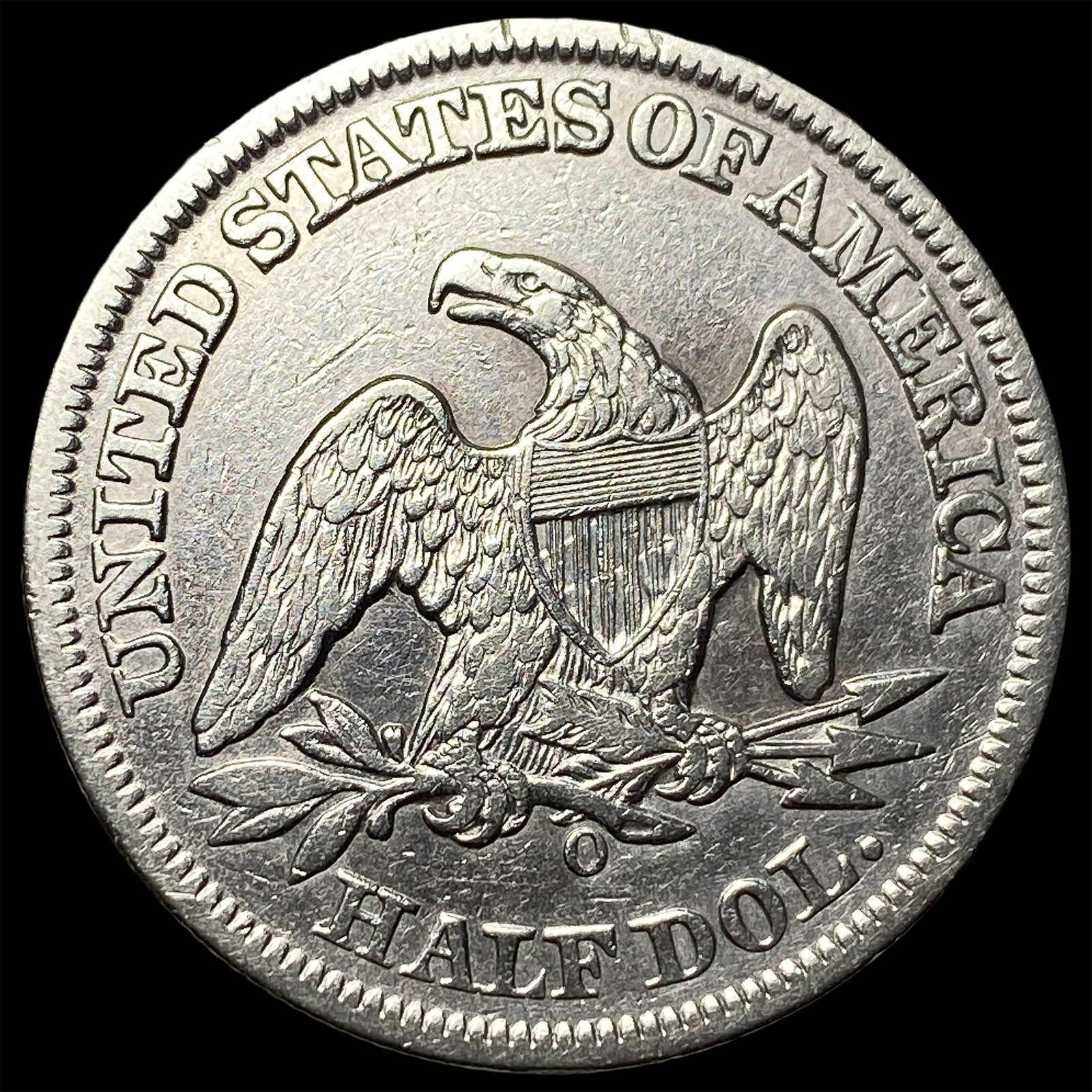 1858-O Silver Half Dollar UNCIRCULATED - 2
