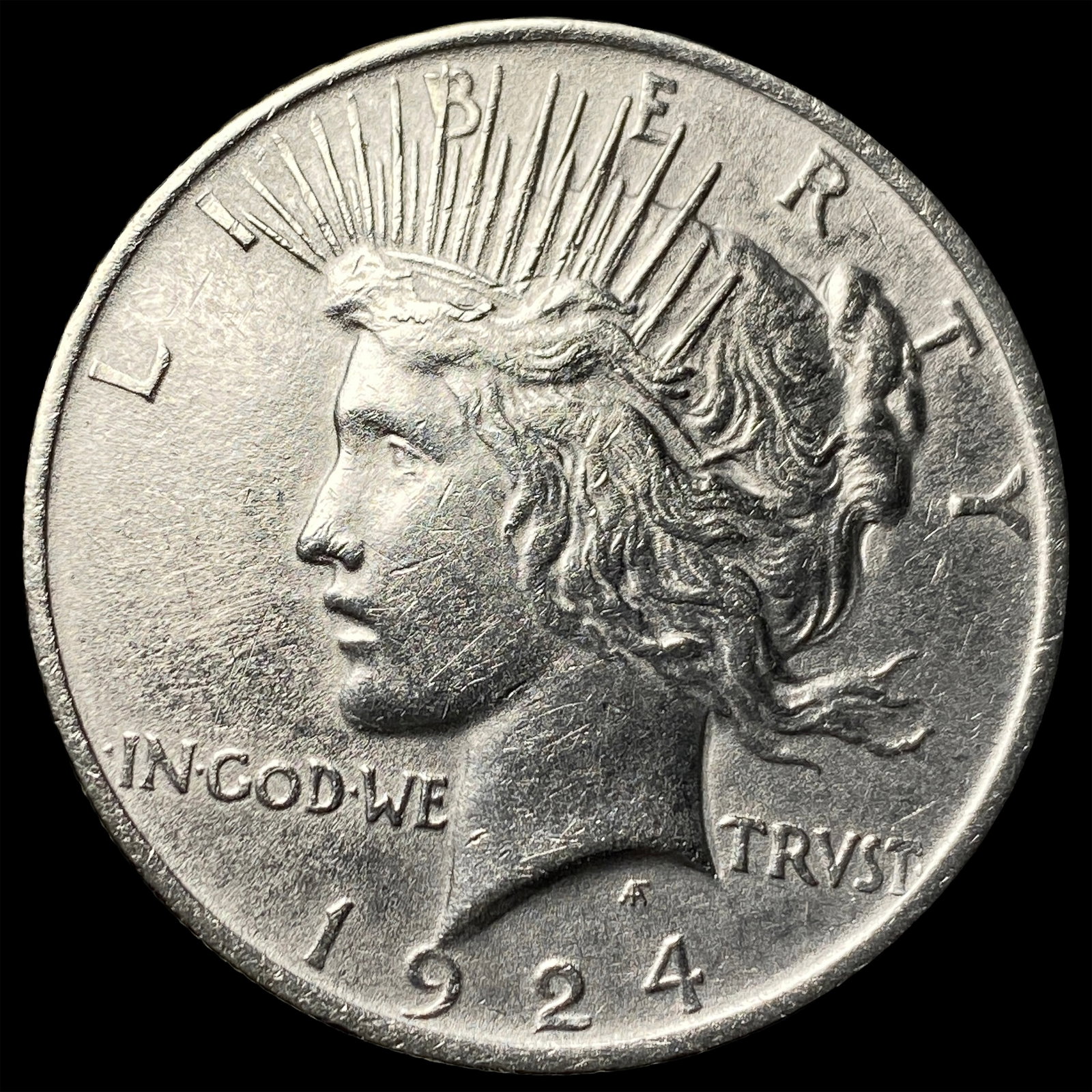 1924 Peace Silver Dollar UNCIRCULATED: 1924 Peace Silver Dollar UNCIRCULATED