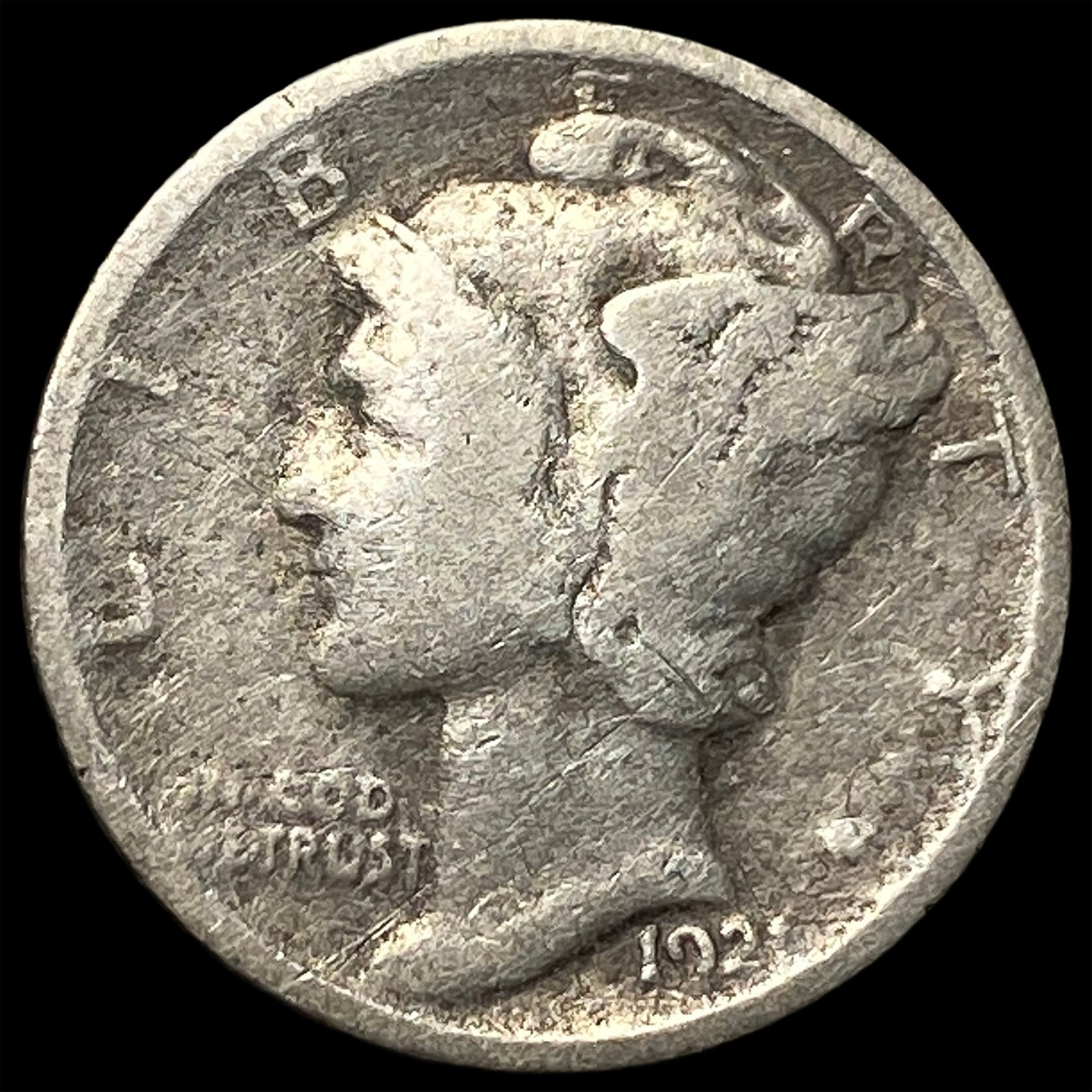 1923 Mercury Dime LIGHTLY CIRCULATED: 1923 Mercury Dime LIGHTLY CIRCULATED