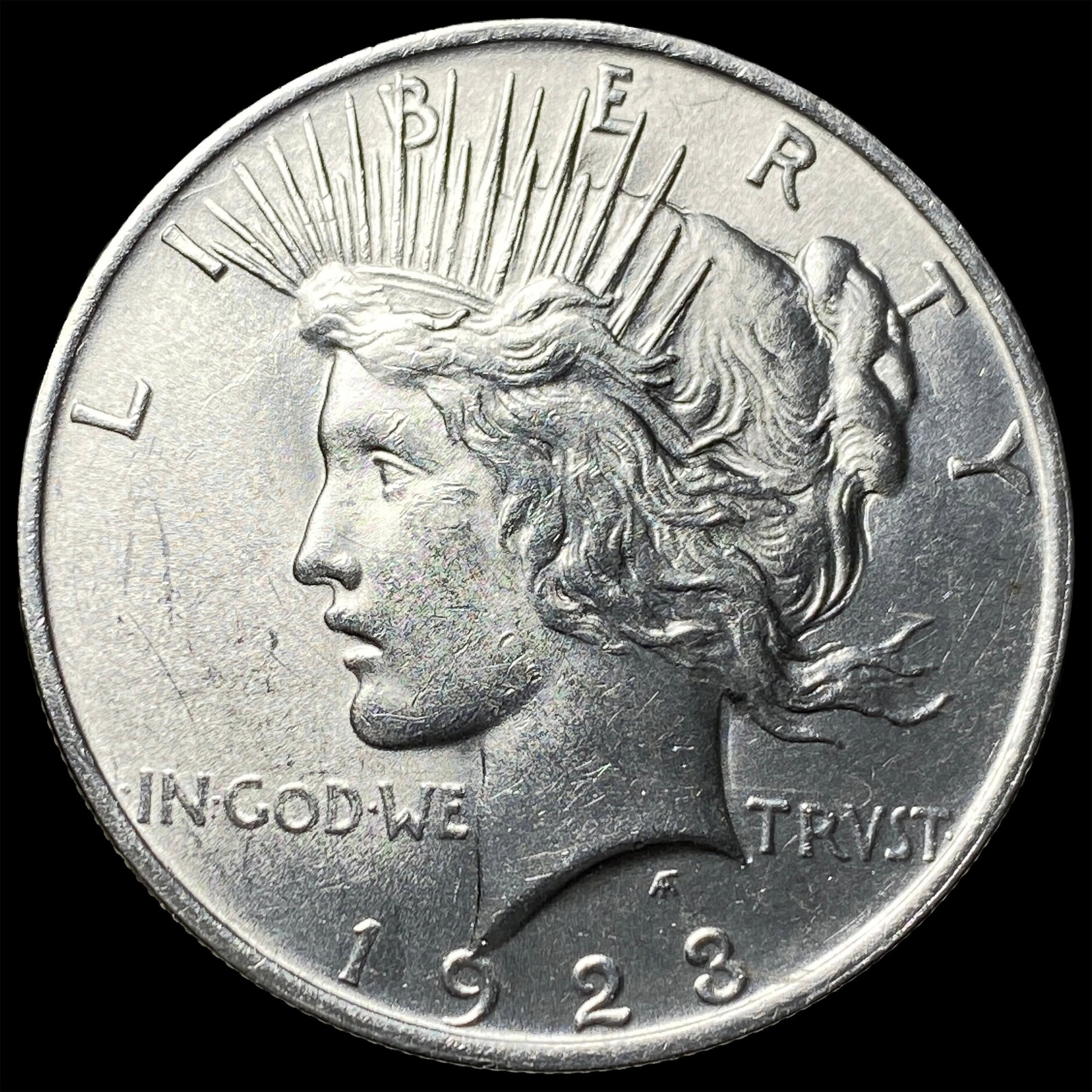 1923 Peace Silver Dollar CHOICE BU (1 of 2)