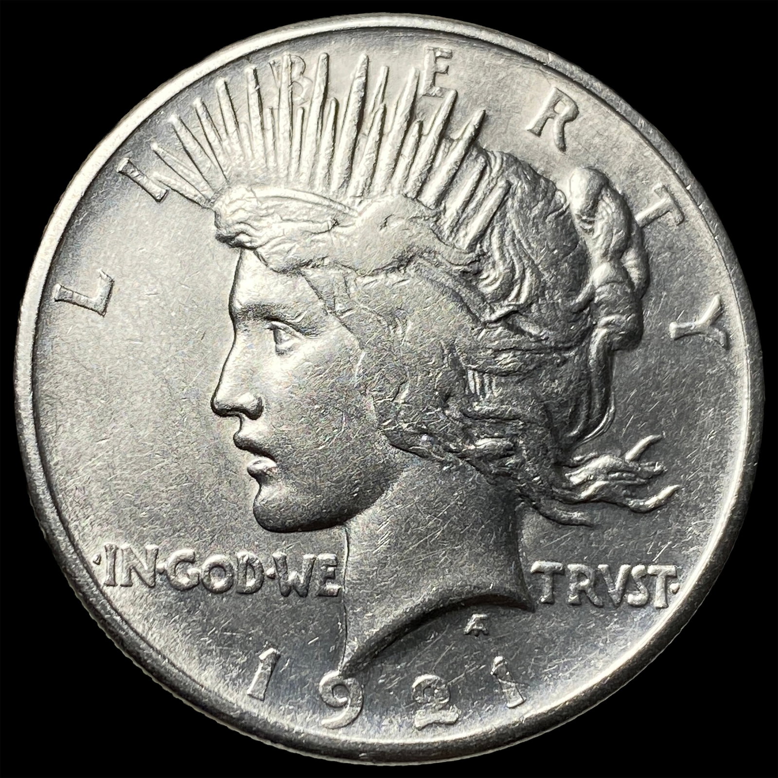 1921 Silver High Relief Peace Dollar UNCIRCULATED (1 of 2)