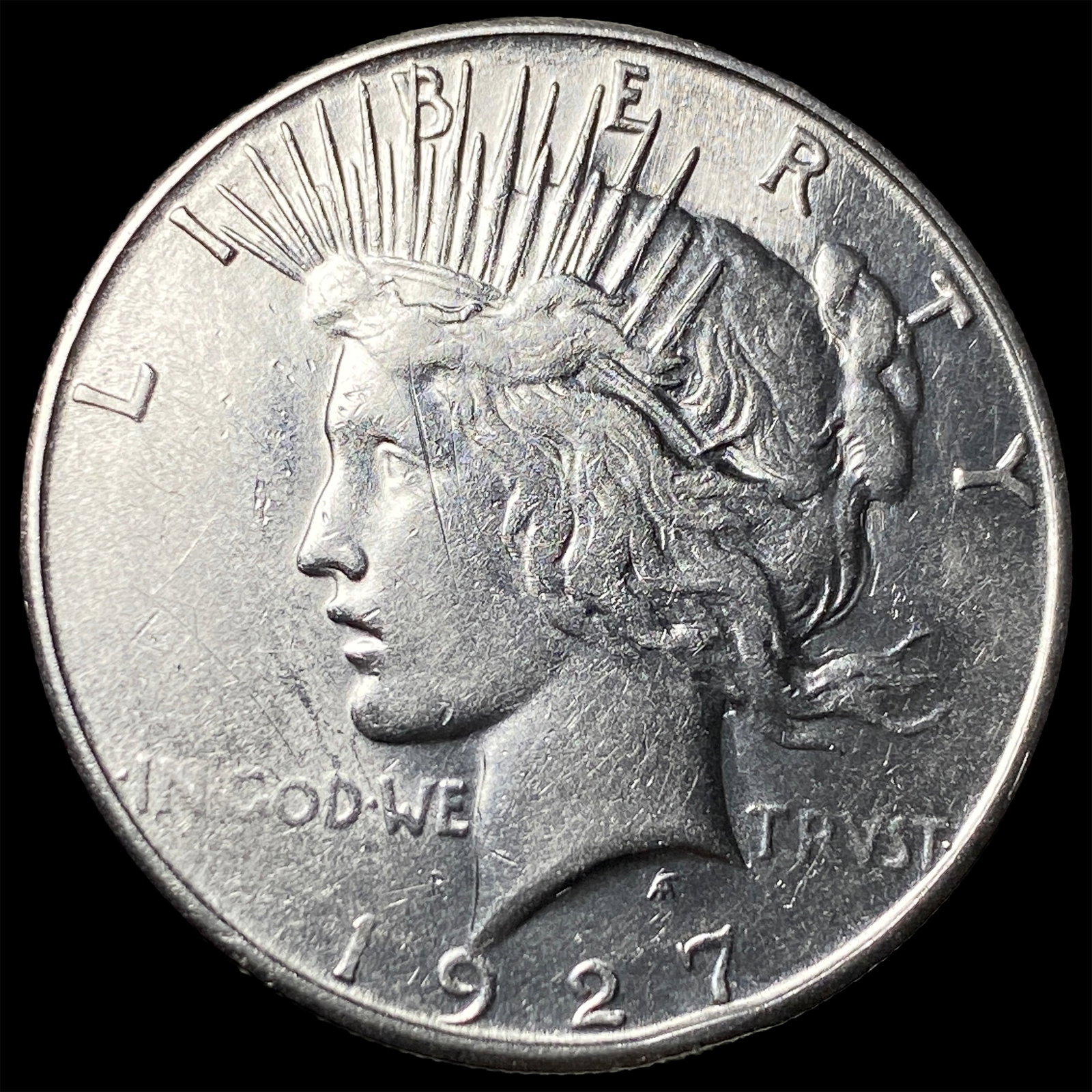 1927-S Silver Peace Dollar UNCIRCULATED: 1927-S Silver Peace Dollar UNCIRCULATED