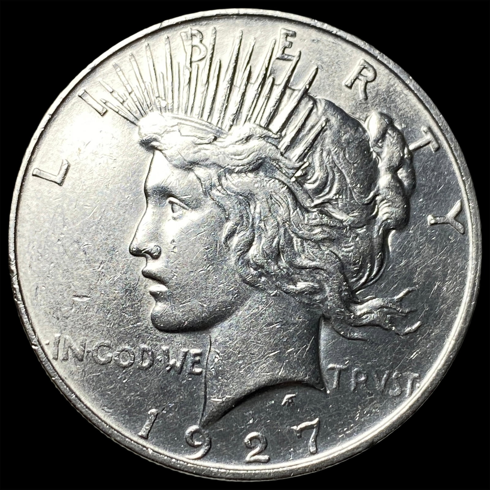 1927 Silver Peace Dollar UNCIRCULATED: 1927 Silver Peace Dollar UNCIRCULATED