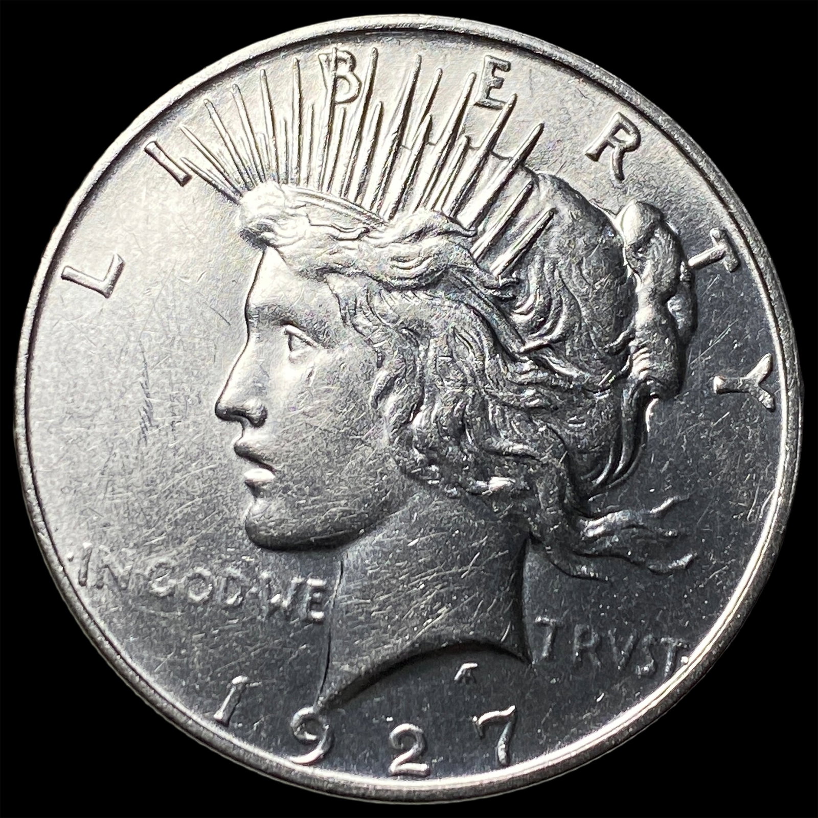 1927 Silver Peace Dollar CHOICE BU: 1927 Silver Peace Dollar CHOICE BU