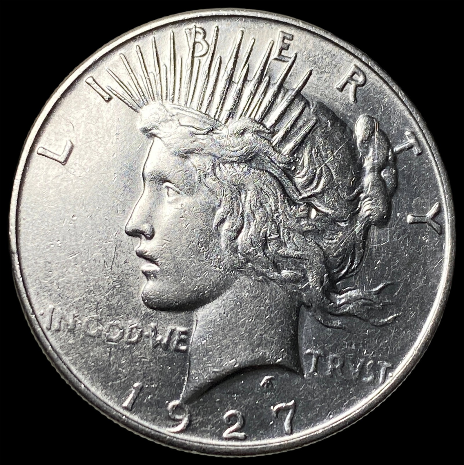 1927-S Silver Peace Dollar UNCIRCULATED: 1927-S Silver Peace Dollar UNCIRCULATED