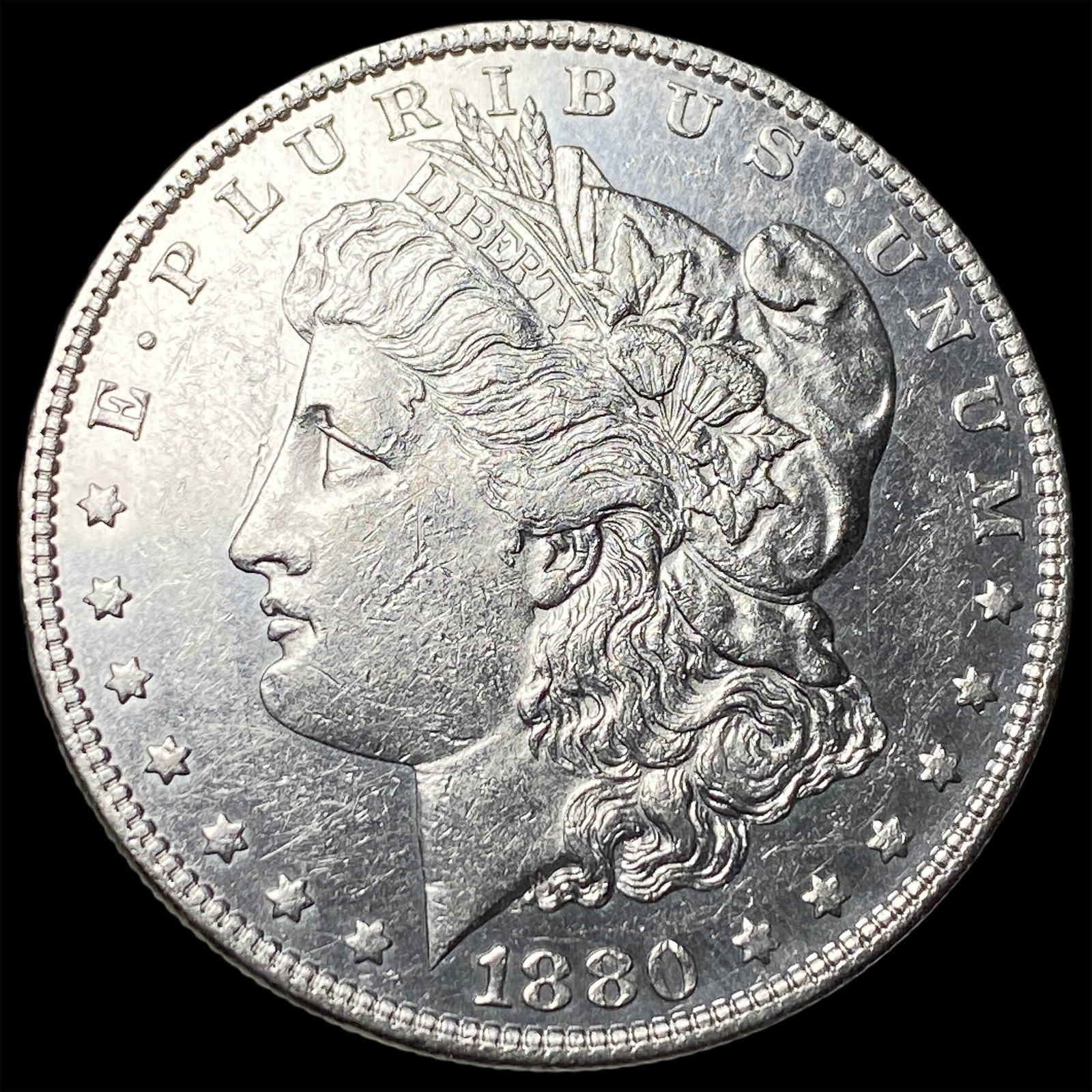 1880-S Silver Morgan Dollar UNCIRCULATED: 1880-S Silver Morgan Dollar UNCIRCULATED