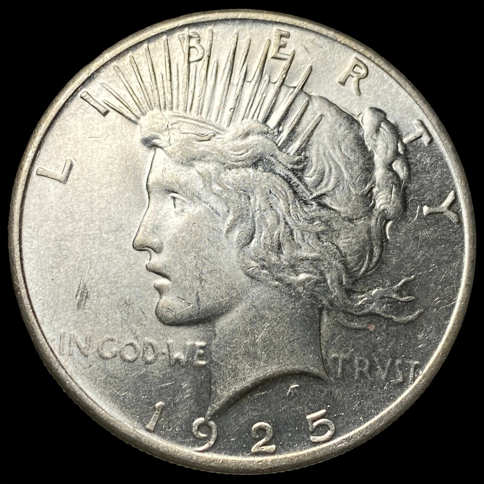 1925 Silver Peace Dollar GEM BU: 1925 Silver Peace Dollar GEM BU