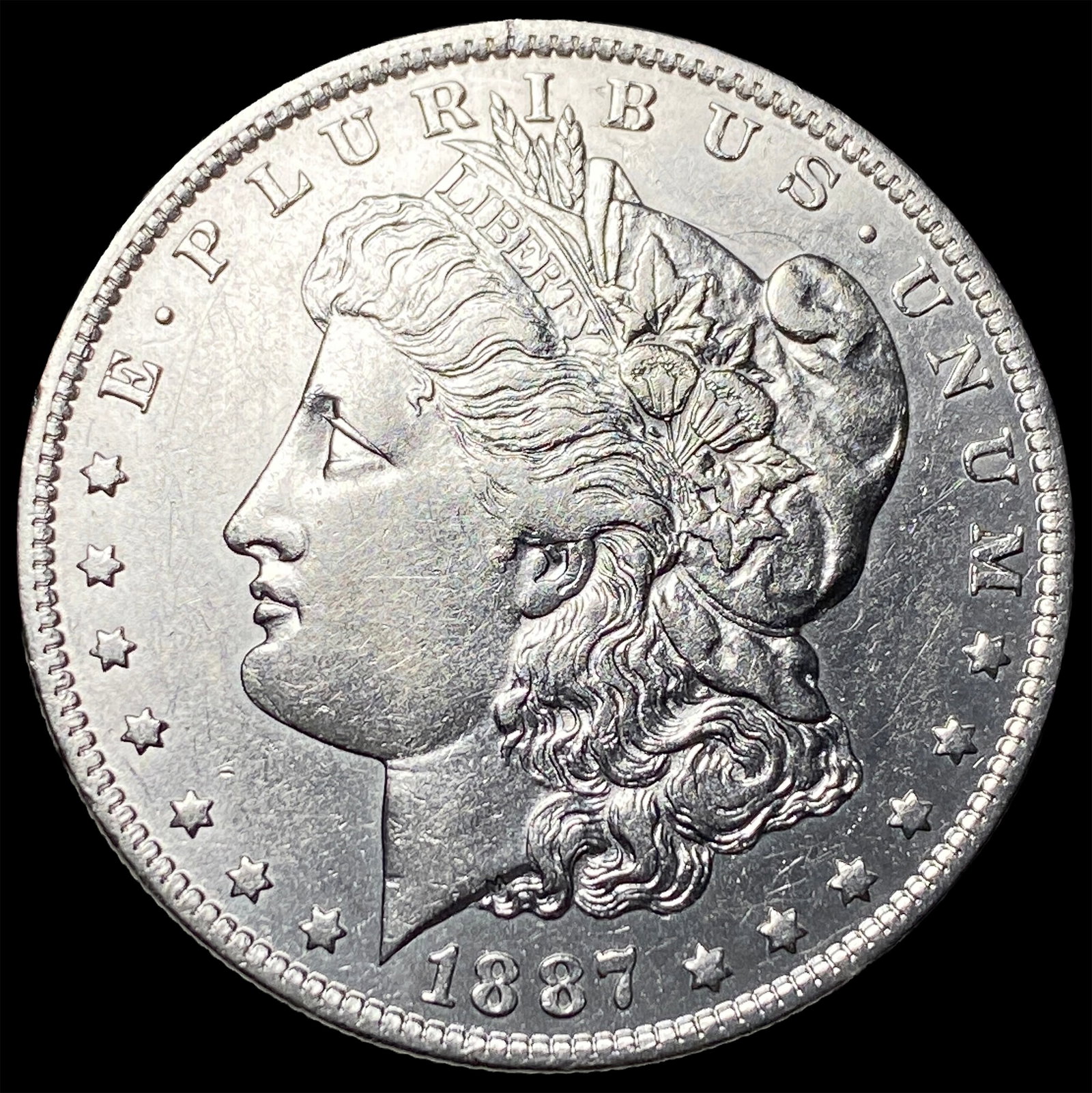 1887 Silver Morgan Dollar UNCIRCULATED: 1887 Silver Morgan Dollar UNCIRCULATED