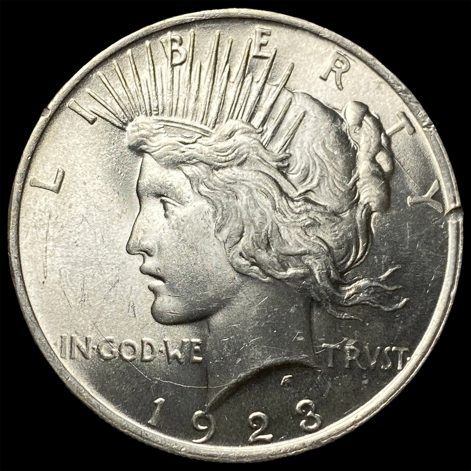 1923 Silver Peace Dollar GEM BU: 1923 Silver Peace Dollar GEM BU