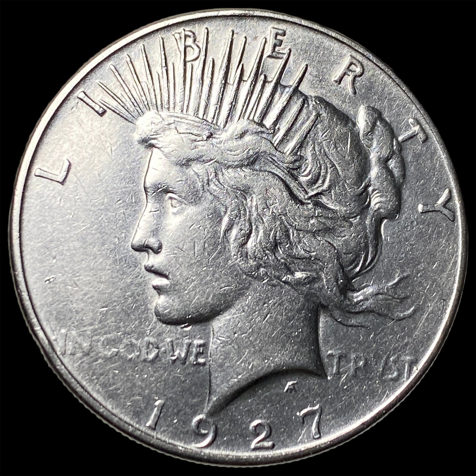 1927 Peace Silver Dollar CHOICE BU: 1927 Peace Silver Dollar CHOICE BU