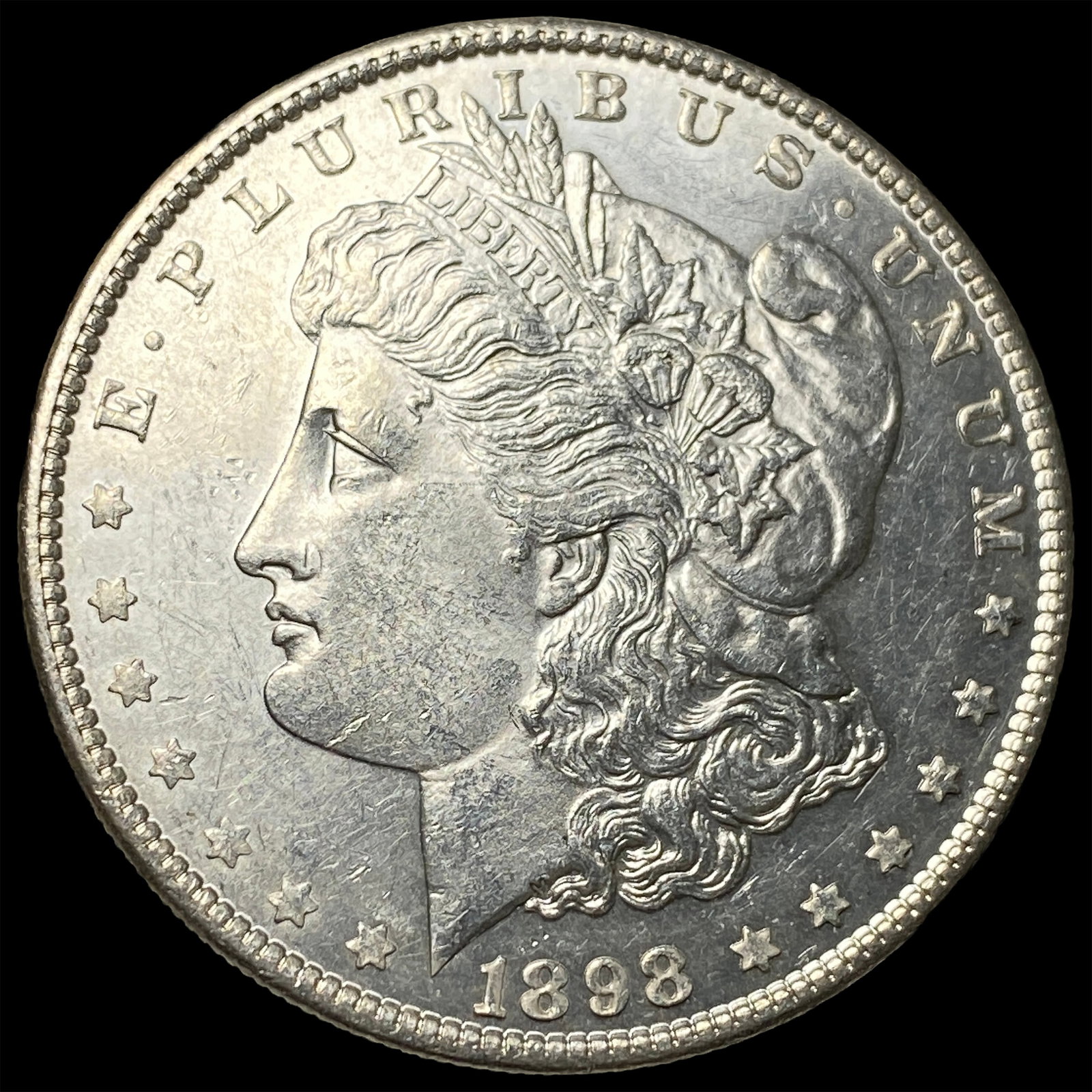 1898 Morgan Silver Dollar CHOICE BU: 1898 Morgan Silver Dollar CHOICE BU