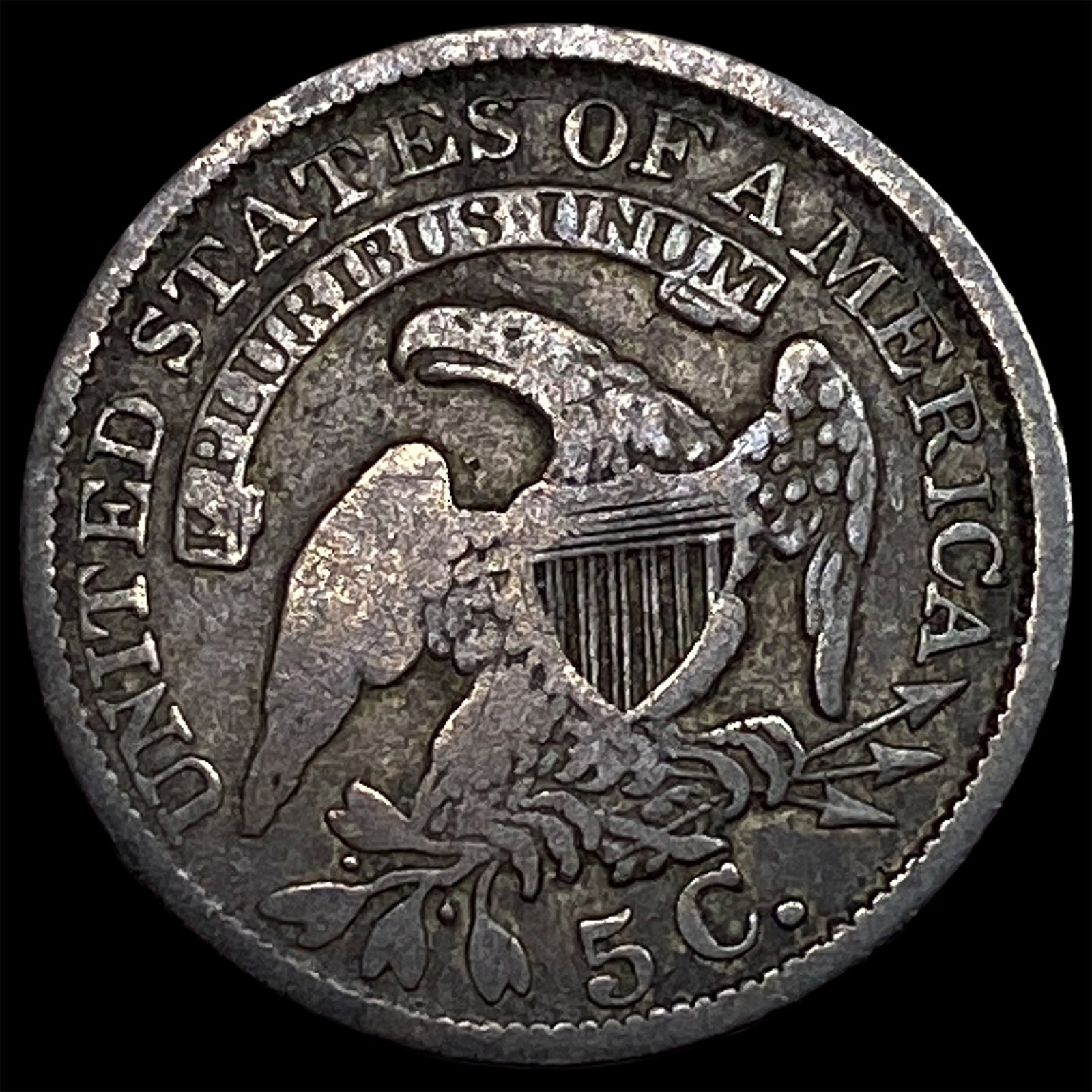 1835 Capped Bust Half Dime NICELY CIRCULATED - 2