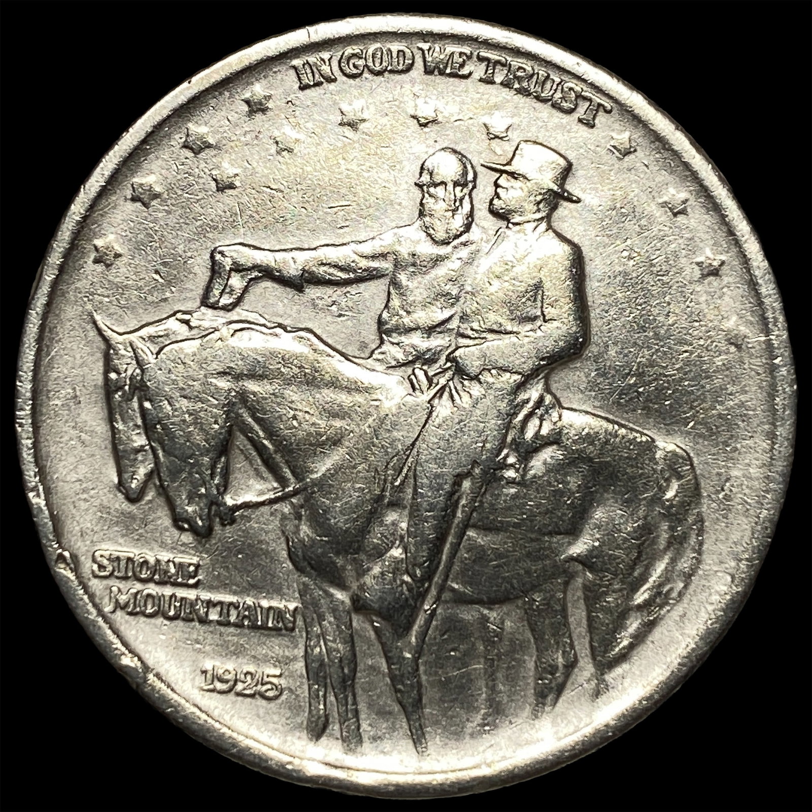 1925 Silver Half Dollar Stone Mountain NEARLY UNCIRCULATED: 1925 Silver Half Dollar Stone Mountain NEARLY UNCIRCULATED
