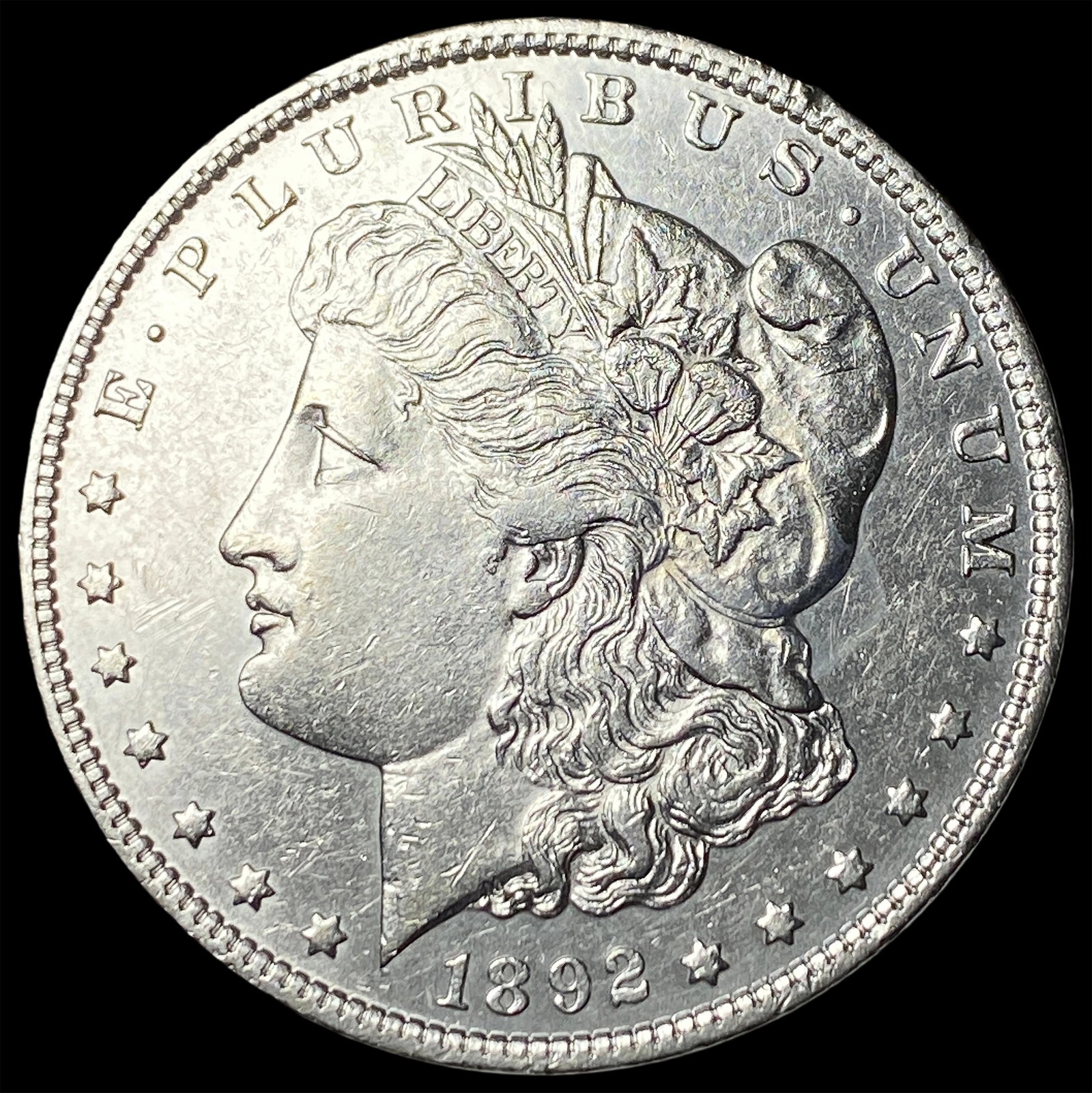 1892 Silver Morgan Dollar UNCIRCULATED: 1892 Silver Morgan Dollar UNCIRCULATED