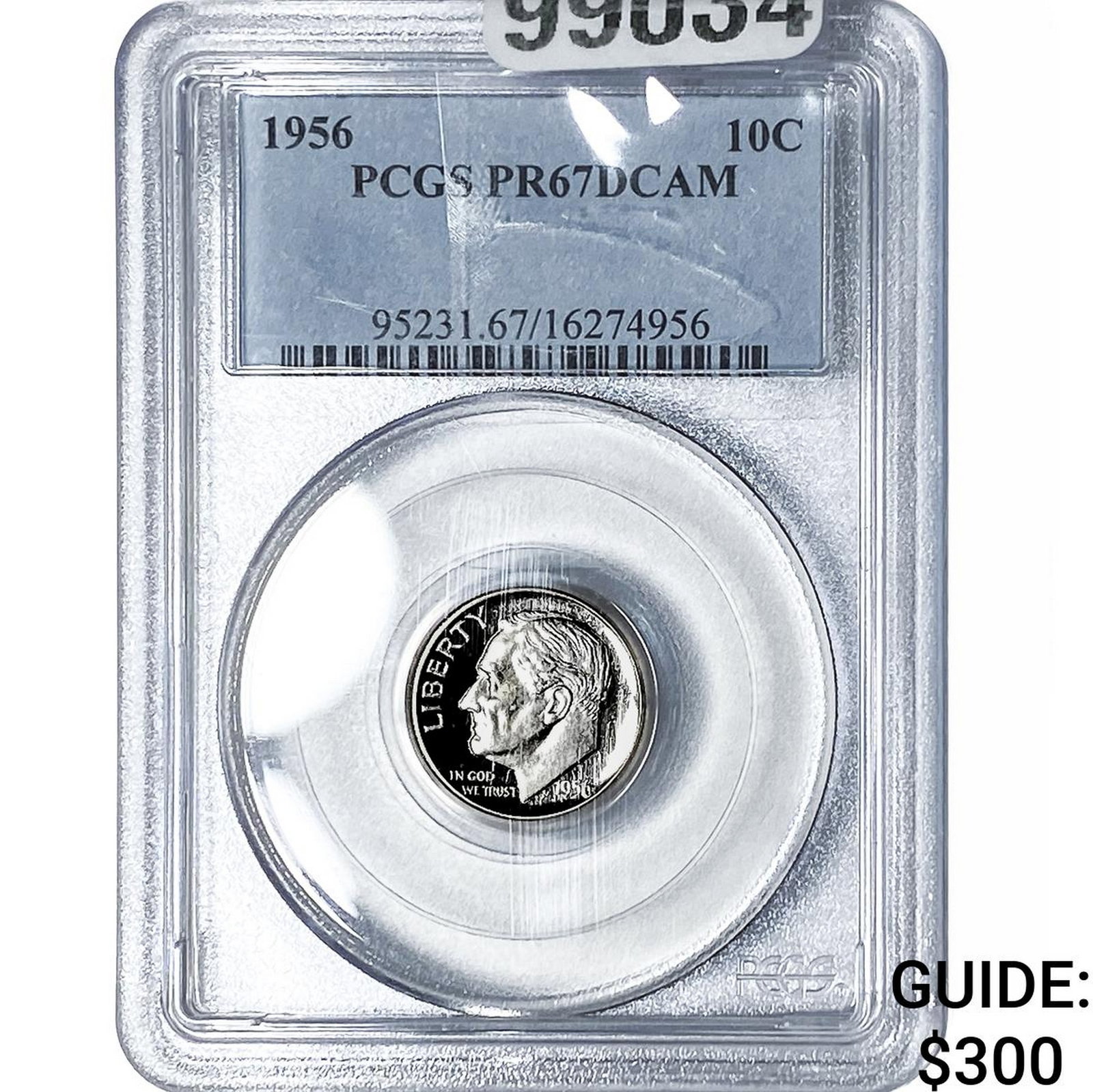 1956 Roosevelt Dime PCGS PR67 DCAM (1 of 2)