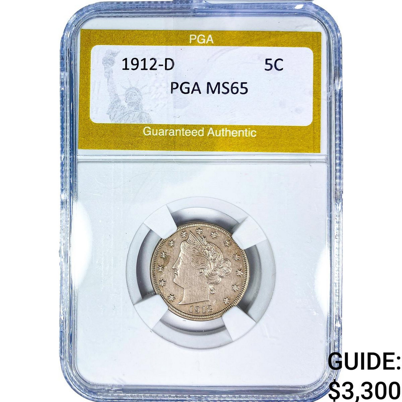 1912-D Liberty Victory Nickel PGA MS65 (1 of 2)