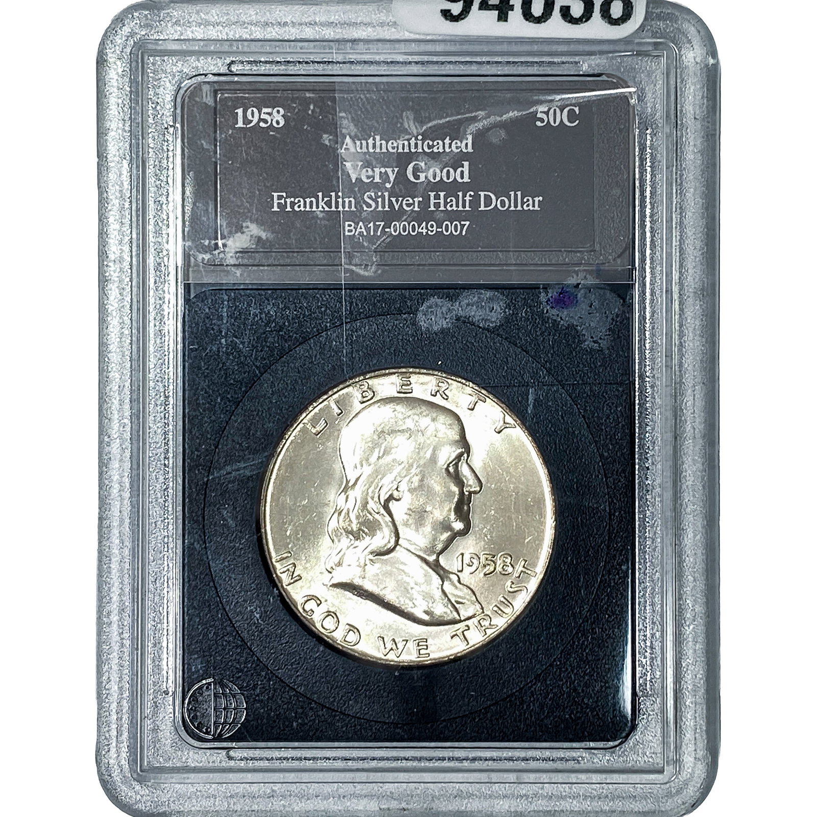 1958 Franklin Half Dollar VG (1 of 2)