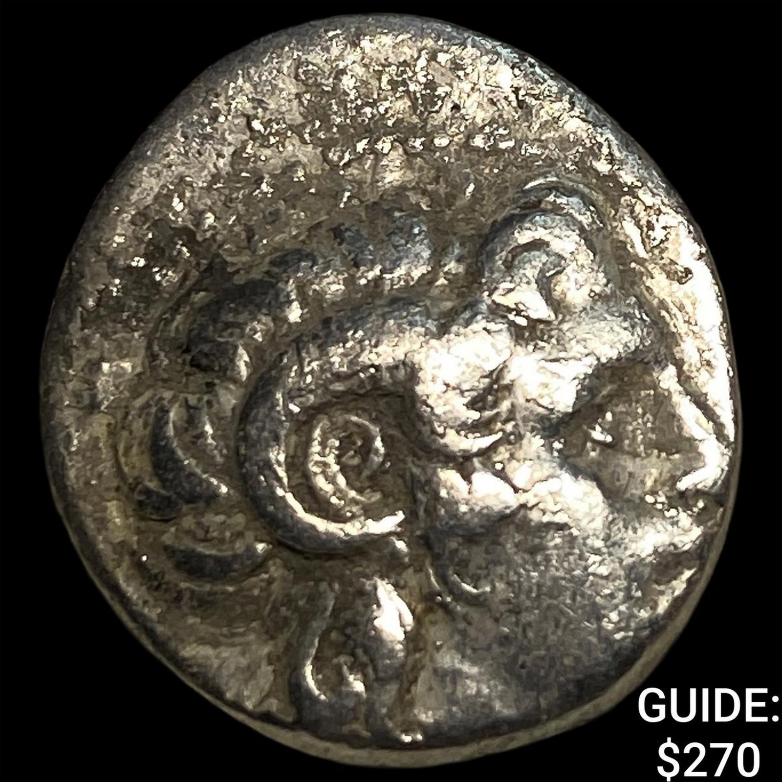 Daidochi Kingdoms Lysimachus I 306-281 BC Silver Drachm NEARLY UNCIRCULATED: Daidochi Kingdoms Lysimachus I 306-281 BC Silver Drachm NEARLY UNCIRCULATED