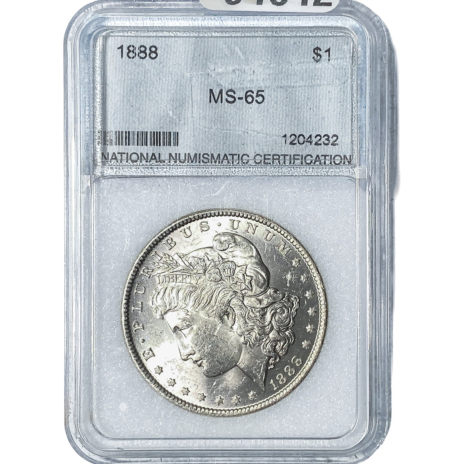 1888 Morgan Silver Dollar NNC MS65: 1888 Morgan Silver Dollar NNC MS65
