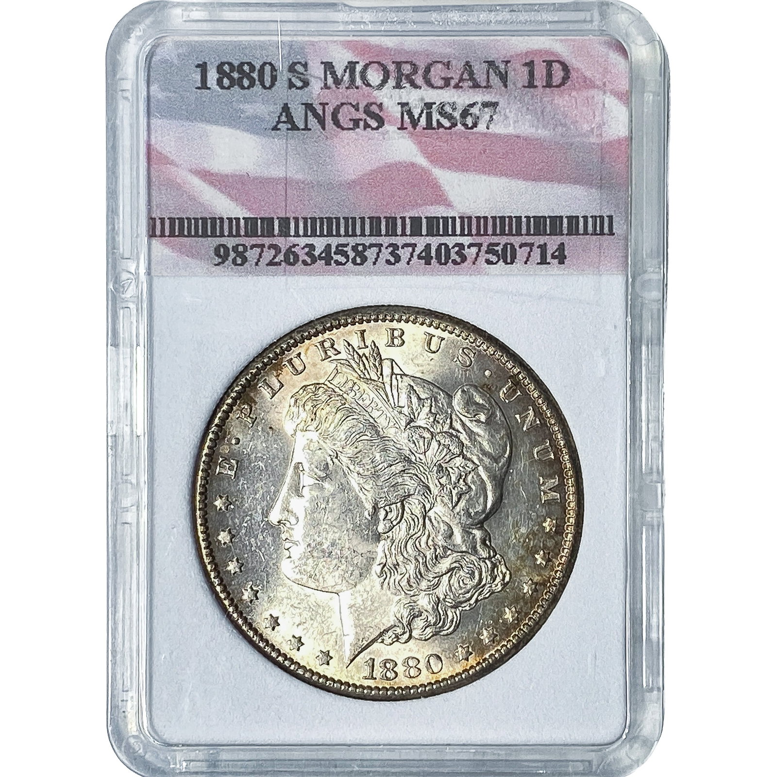 1880-S Morgan Silver Dollar ANGS MS67 (1 of 2)