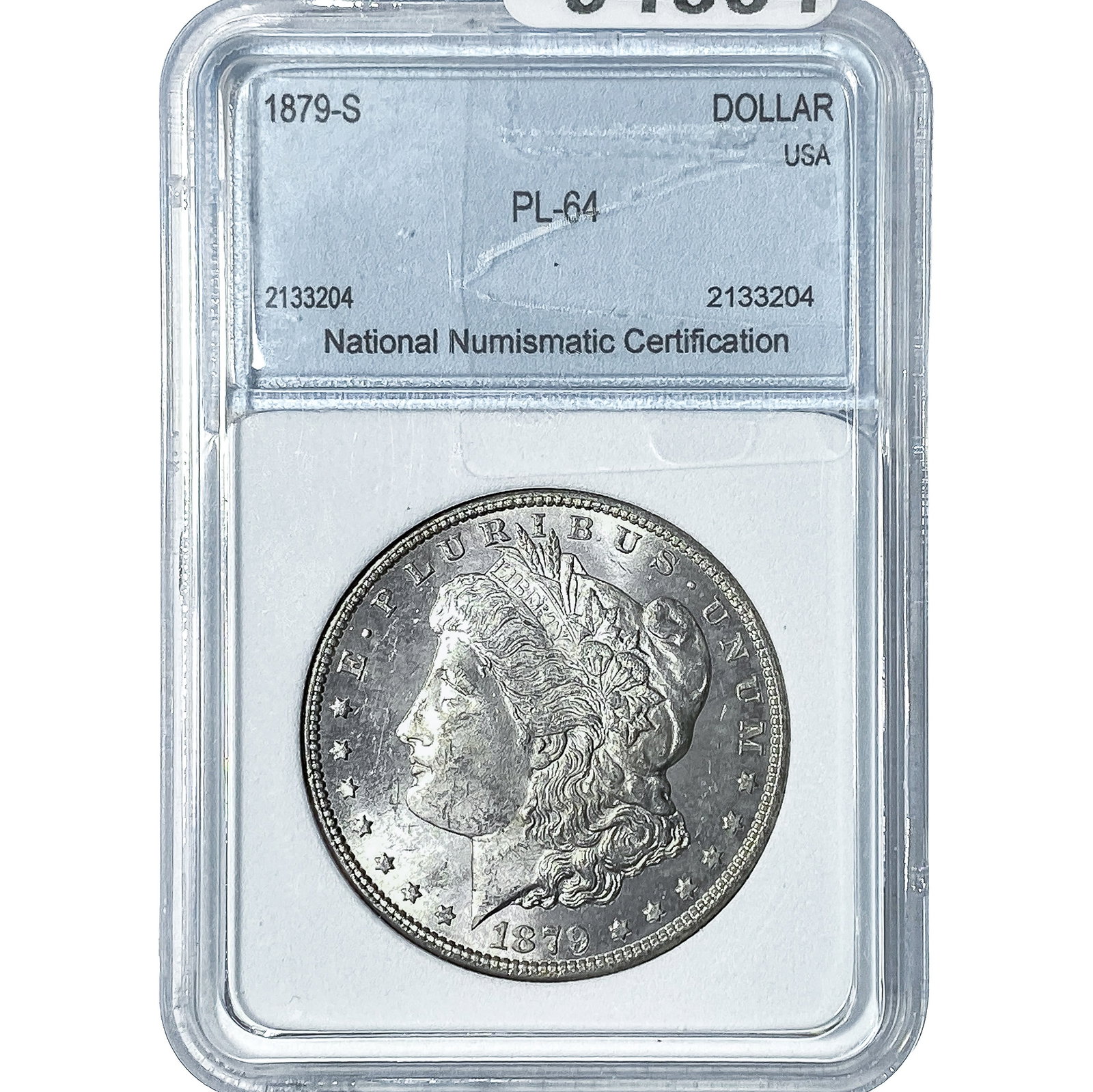 1879-S Morgan Silver Dollar NNC PL64: 1879-S Morgan Silver Dollar NNC PL64